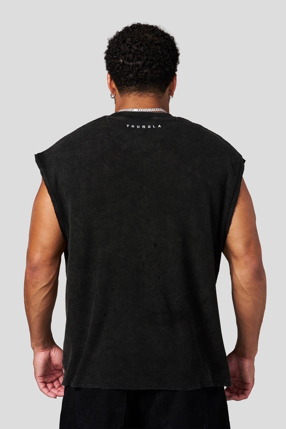 YoungLA 3097 - Knights Cut-Offs 'Black Wash'