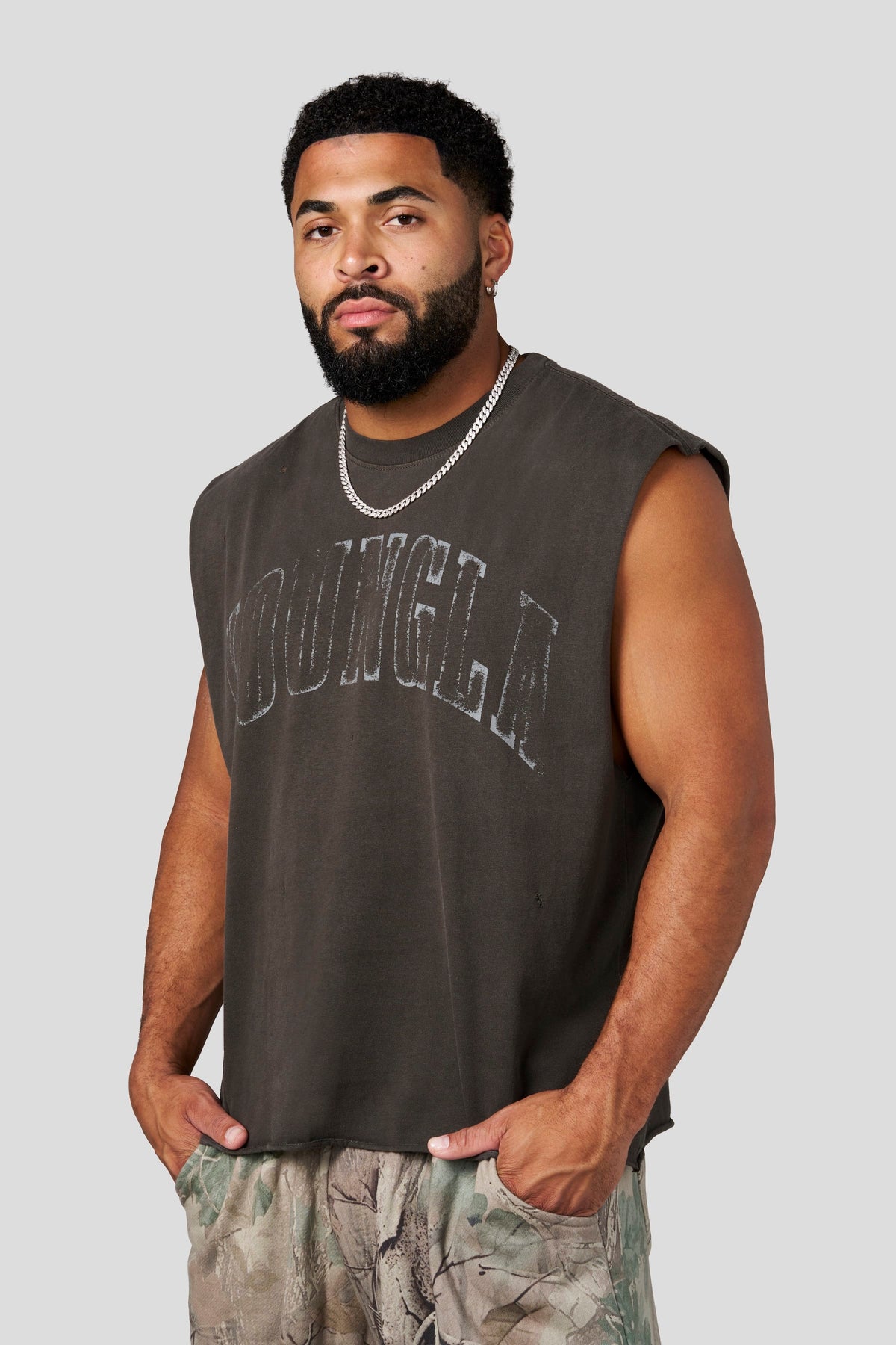 YoungLA 3098 - Since '14 Cut-Offs 'Charcoal Wash'