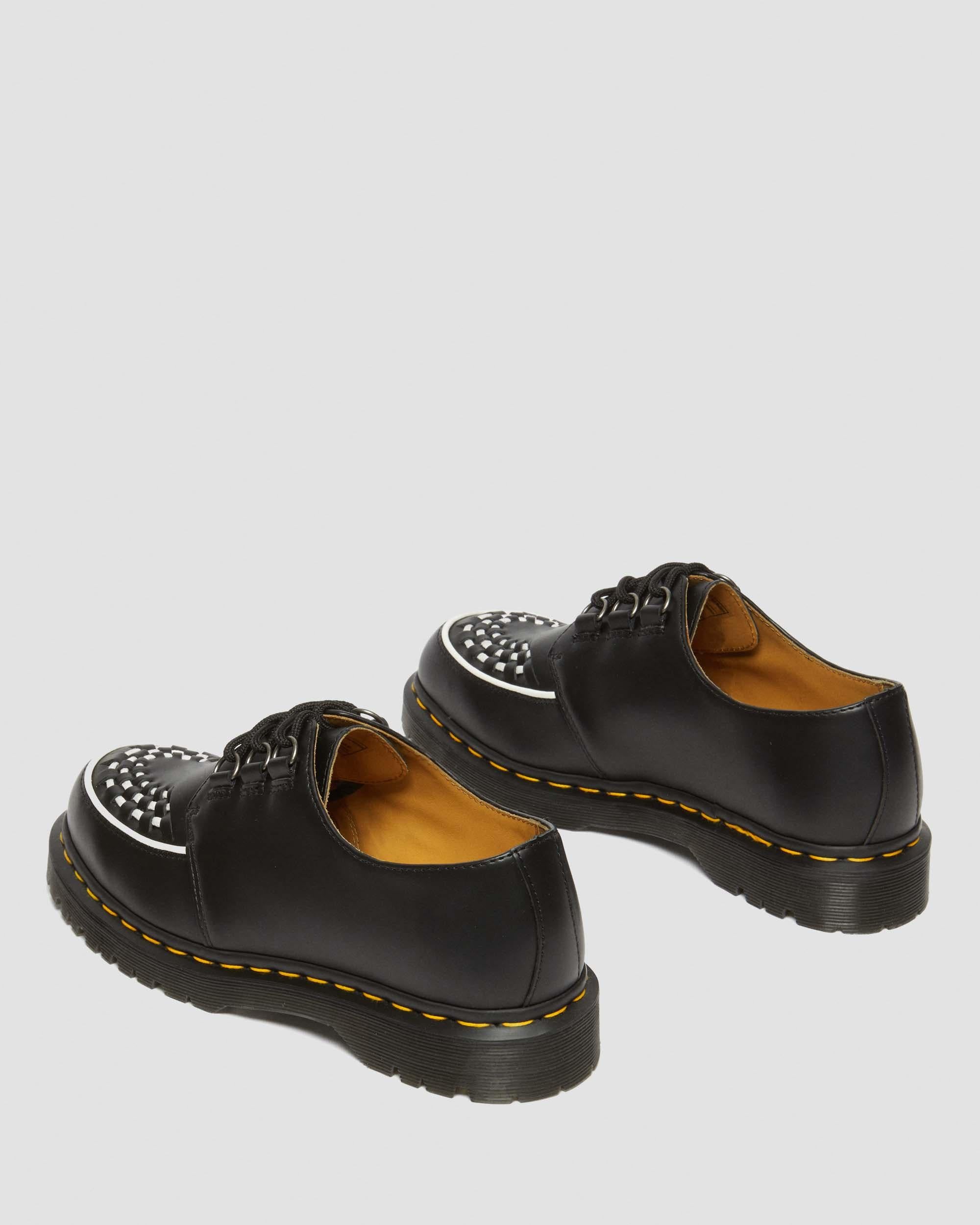 Dr. Martens Ramsey Smooth Leather Creepers Black - Womens