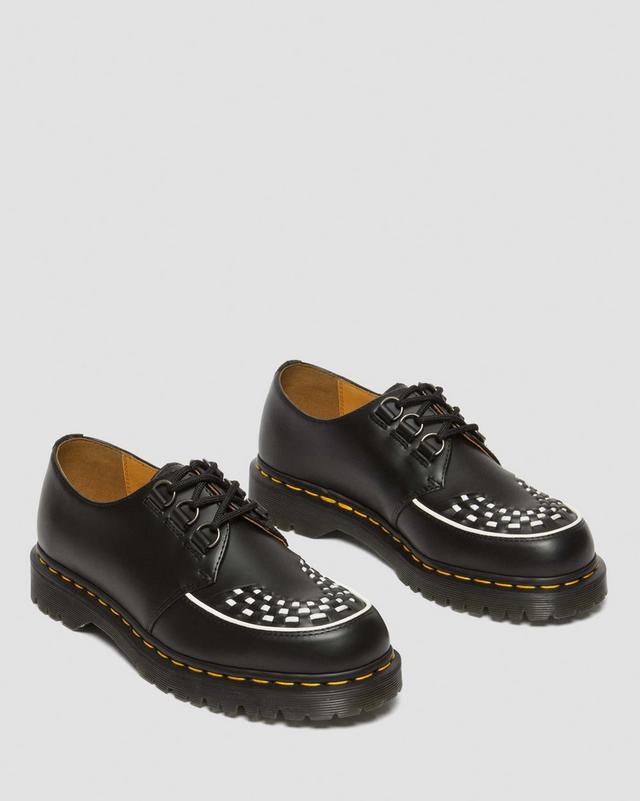 Dr. Martens Ramsey Smooth Leather Creepers Black - Womens
