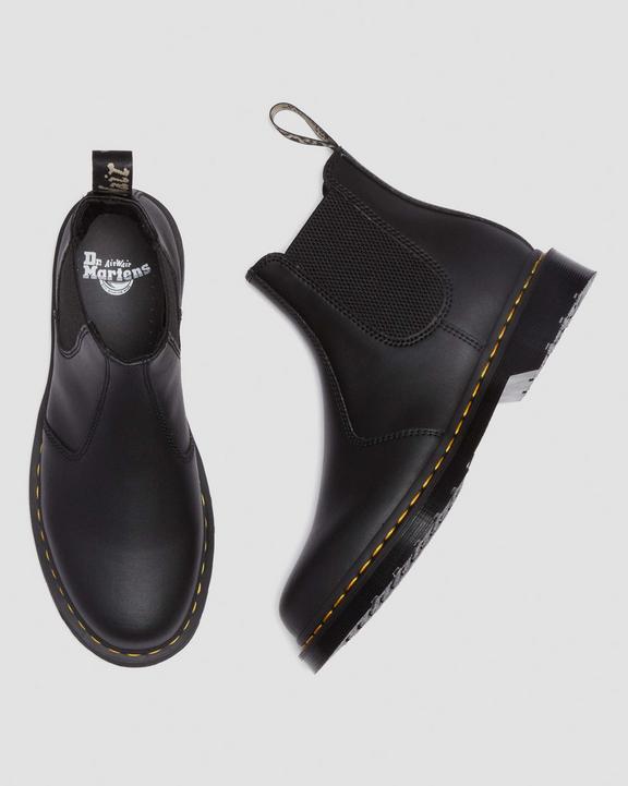 Dr. Martens 2976 Genix Nappa Reclaimed Leather Chelsea Boots Black - Womens