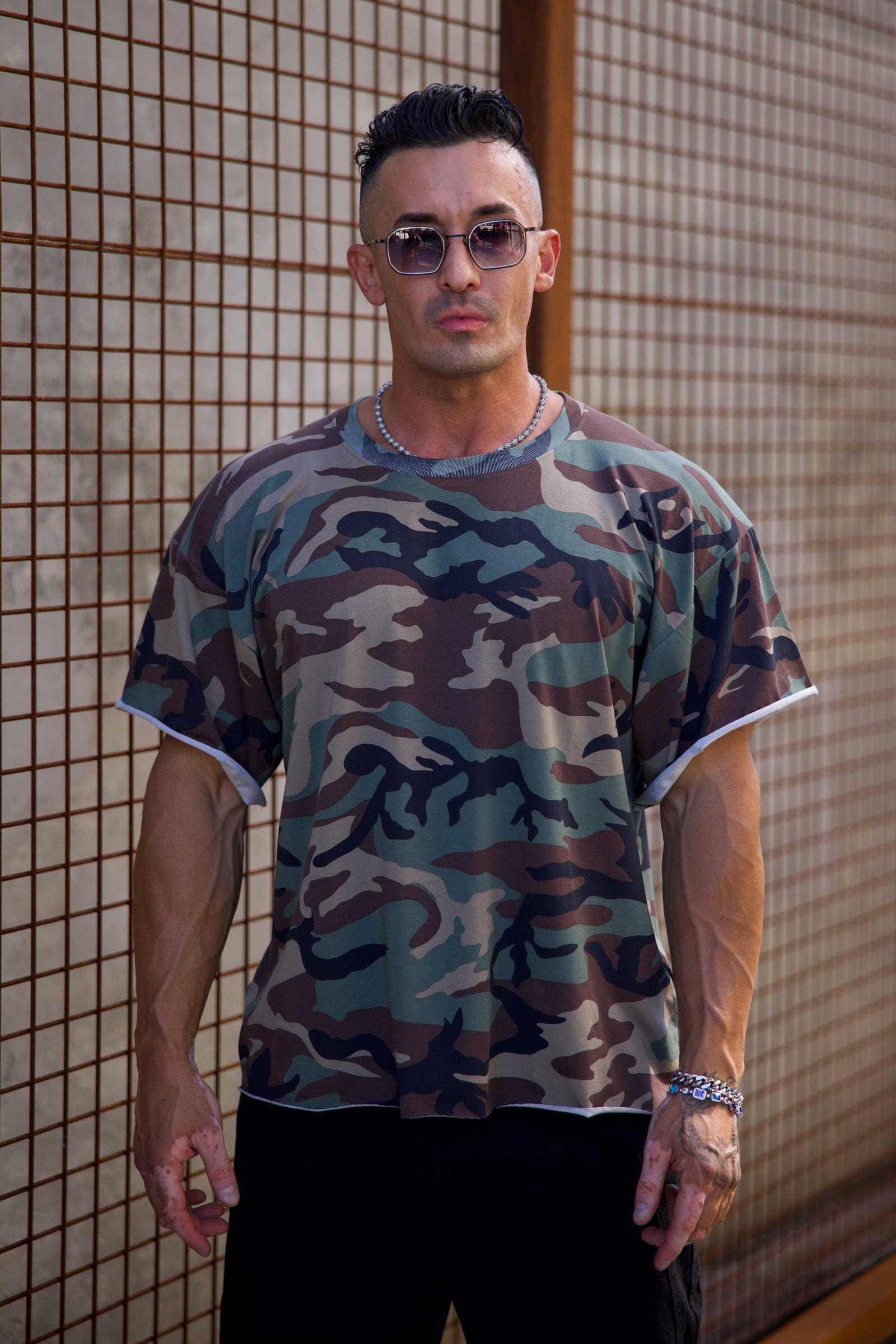 YoungLA 4360 - The Breezy Tees 'Army Camo'