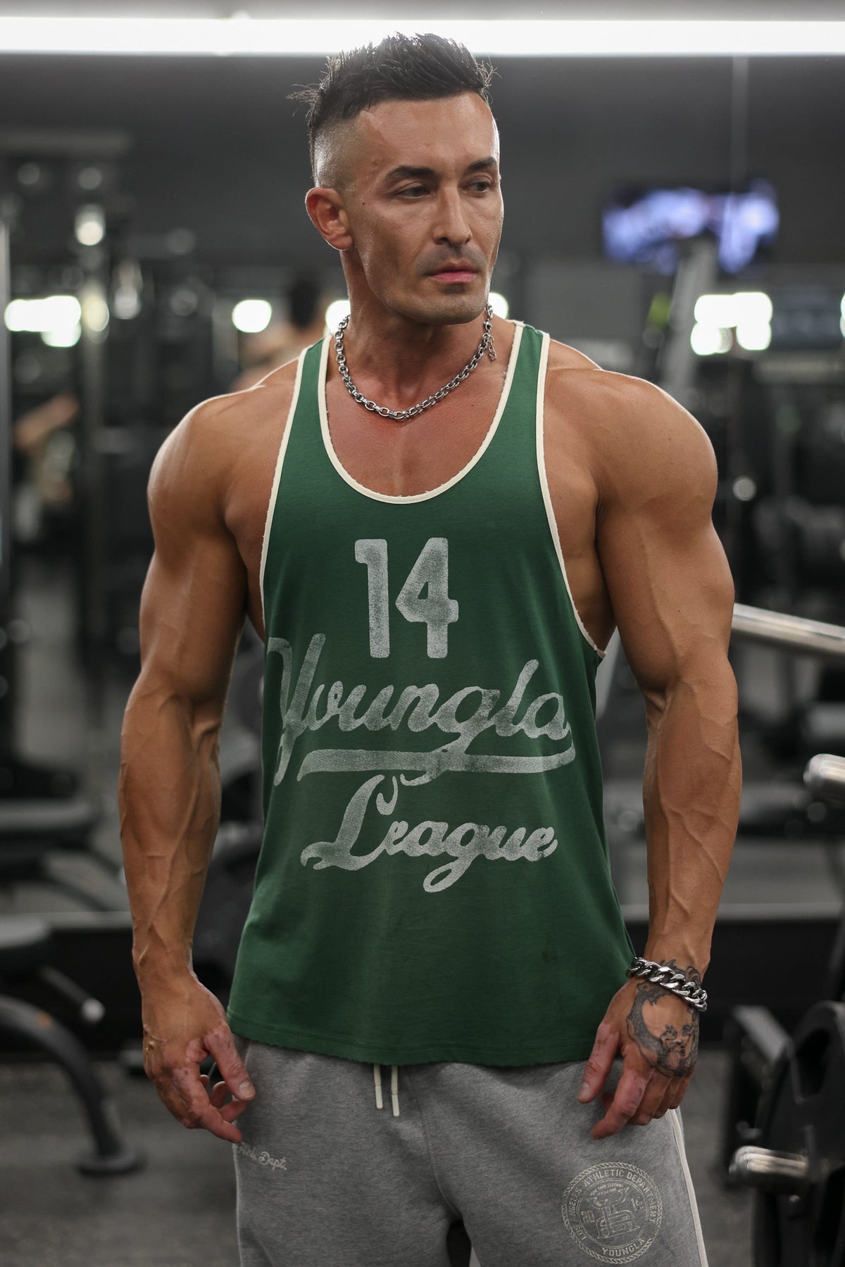 YoungLA 3088 - Golden Era League Stringers 'Green'