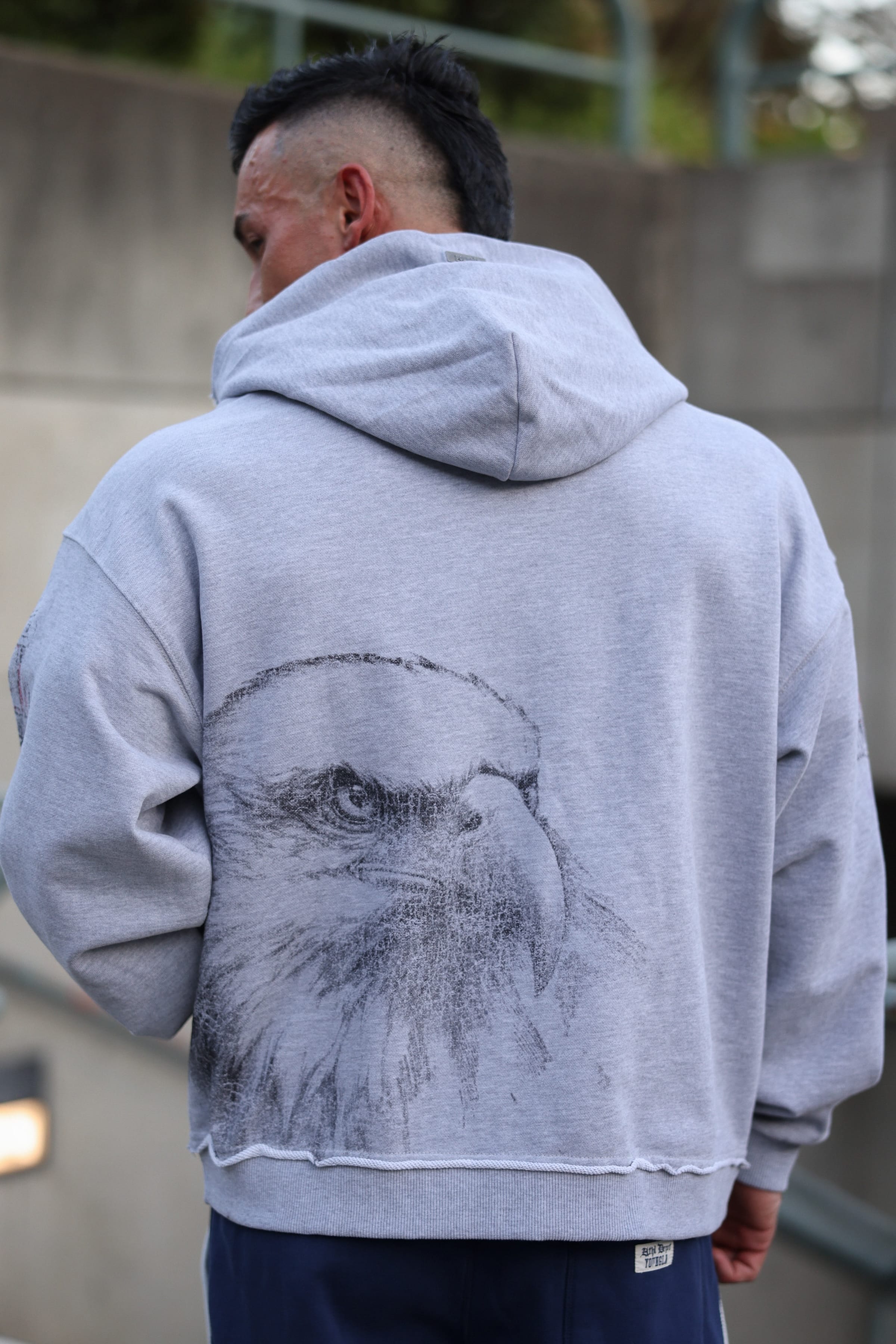 YoungLA 5201 - Moto Zip-Ups 'Heather Grey'