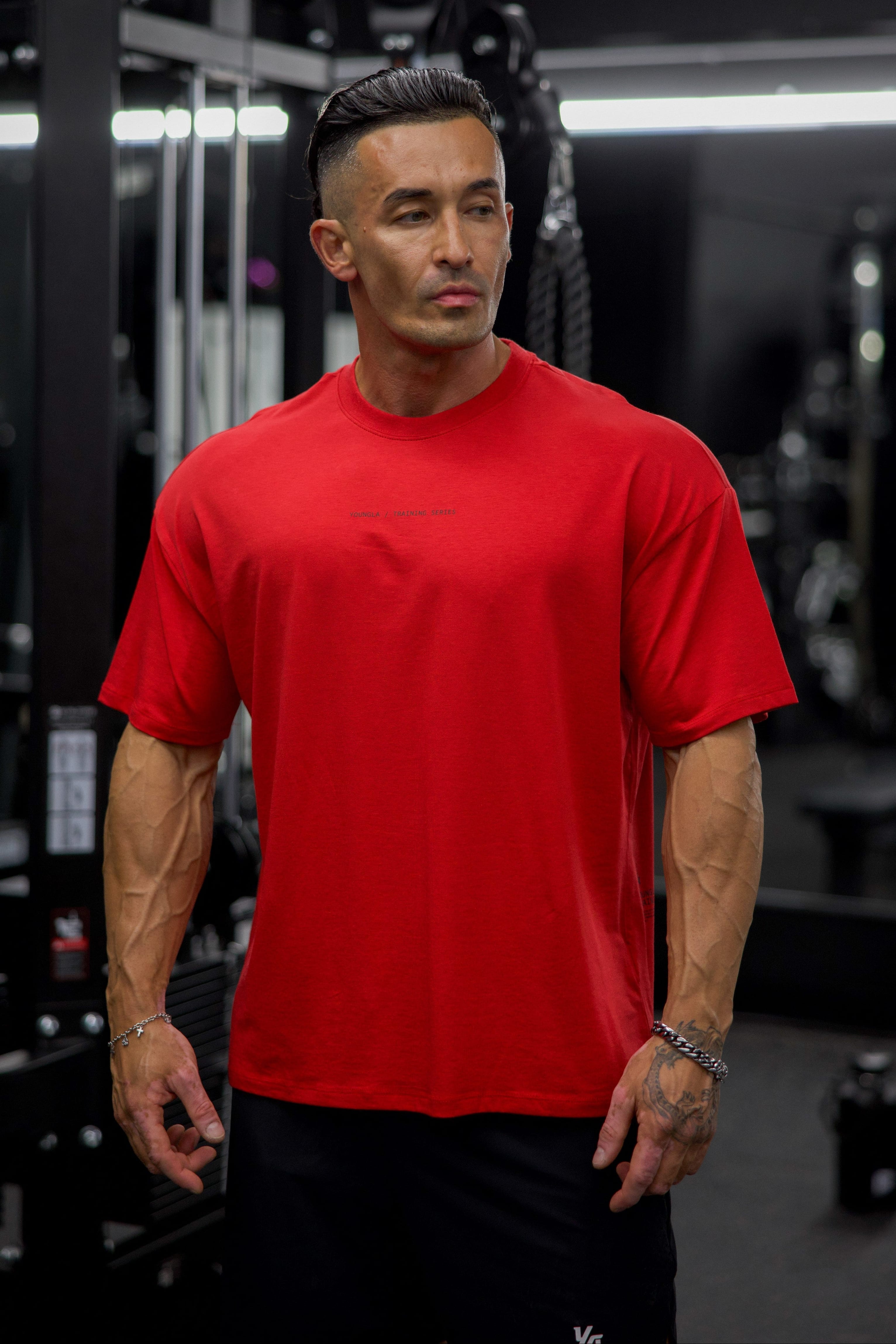 YoungLA 4317 - AeroTech Training Tees 'Red'