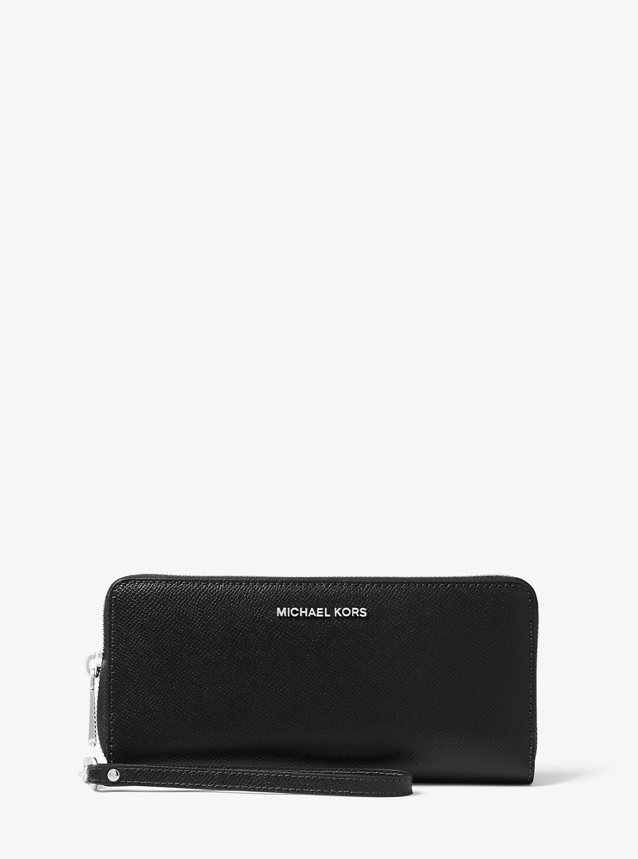 Saffiano Leather Continental Wallet BLACK