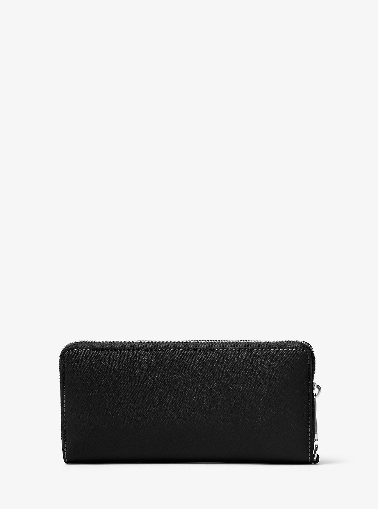 Saffiano Leather Continental Wallet BLACK