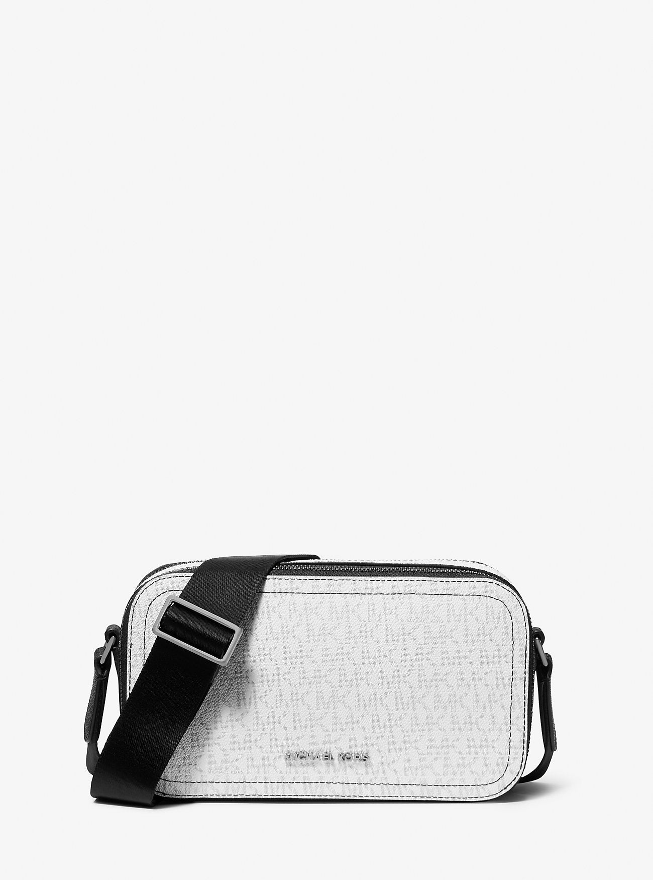 Hudson Signature Logo Crossbody Bag BRIGHT WHT