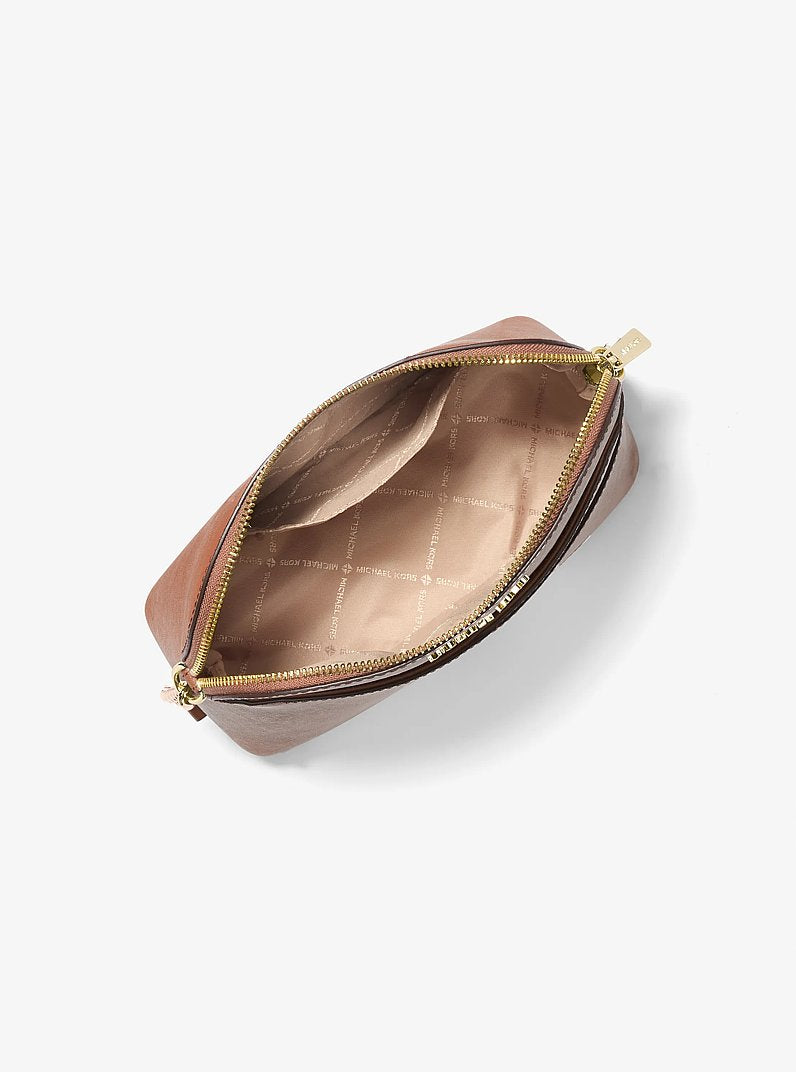 Michael Kors Jet Set Travel Medium Dome Crossbody Bag 'Luggage'