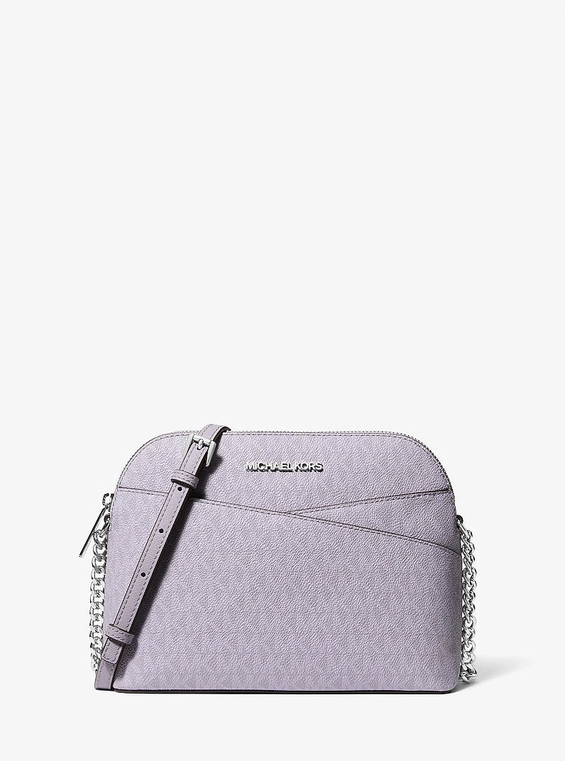 Michael Kors Jet Set Travel Medium Logo Dome Crossbody Bag 'Lilac'