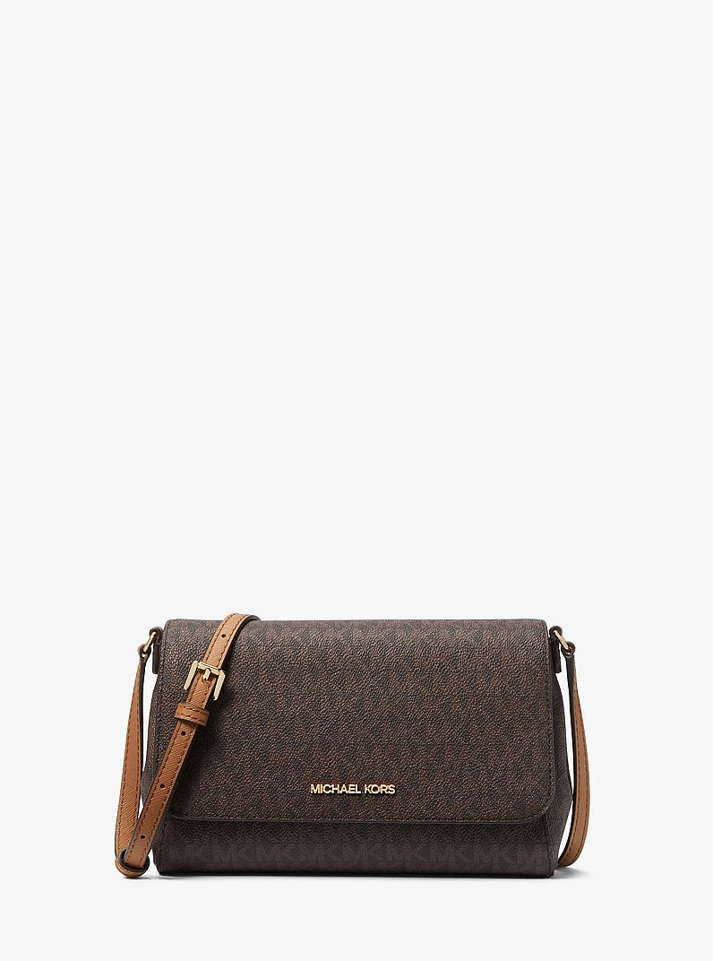 Michael Kors Medium Logo Convertible Crossbody Bag 'Brown'