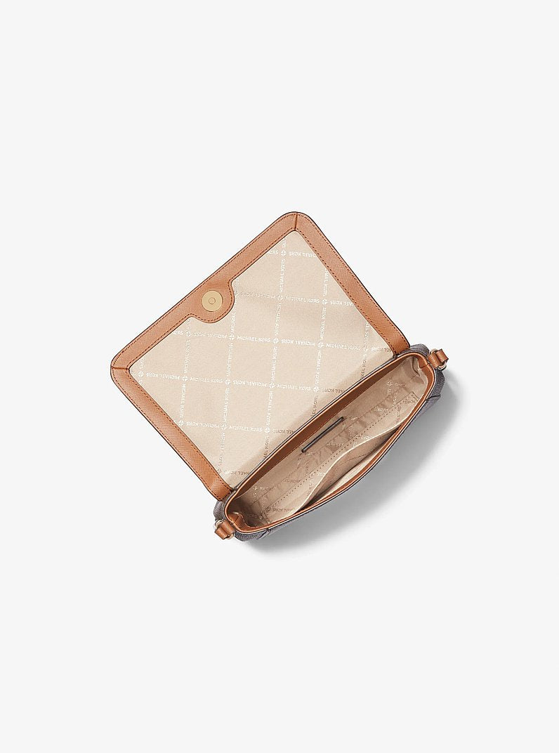 Michael Kors Medium Logo Convertible Crossbody Bag 'Brown'