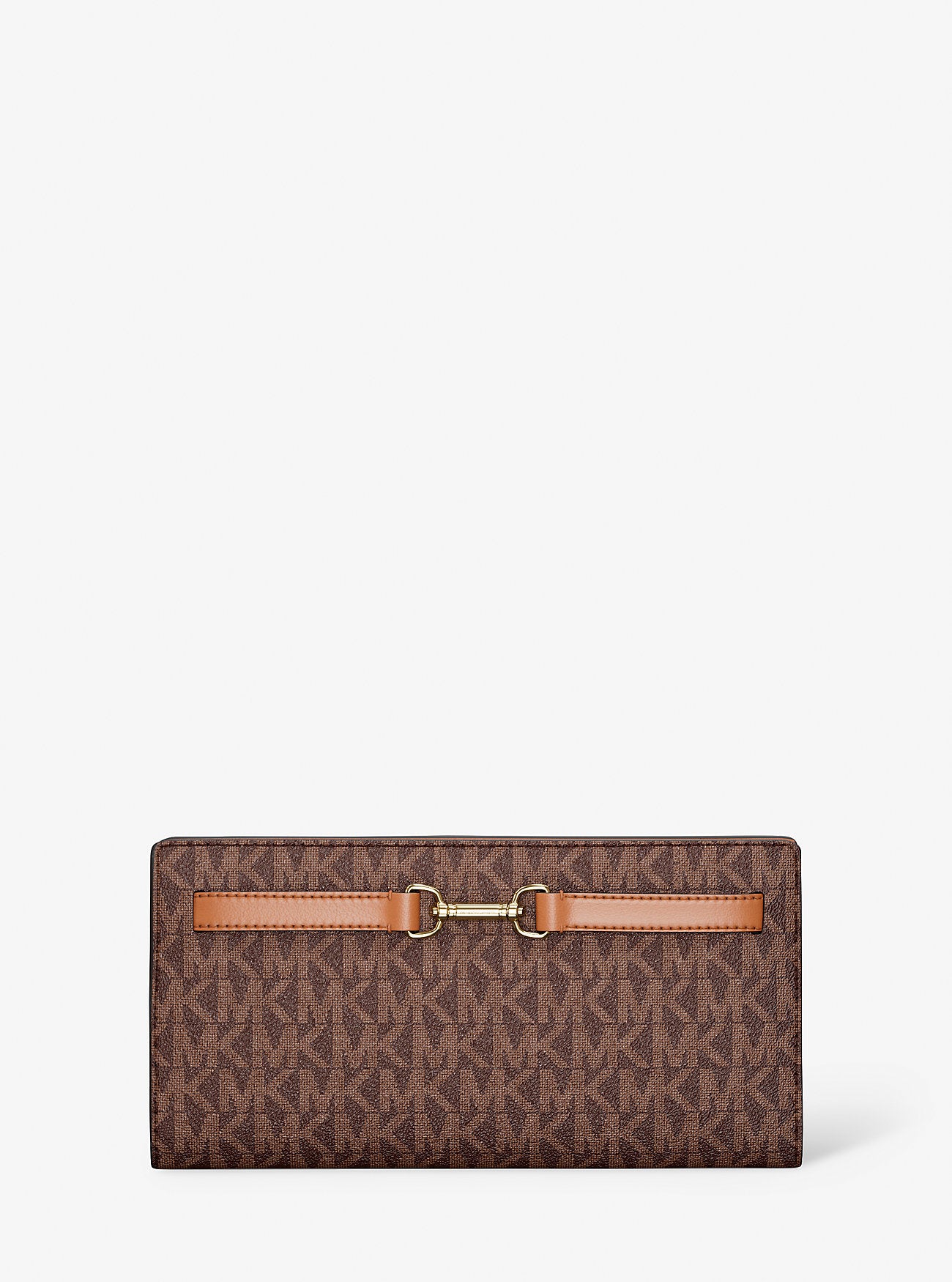 Carson Large Signature Logo Wallet BROWN