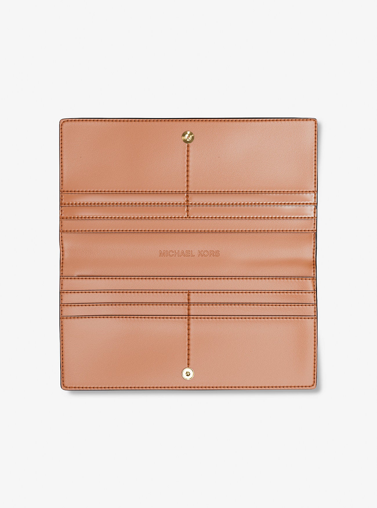 Carson Large Signature Logo Wallet BROWN