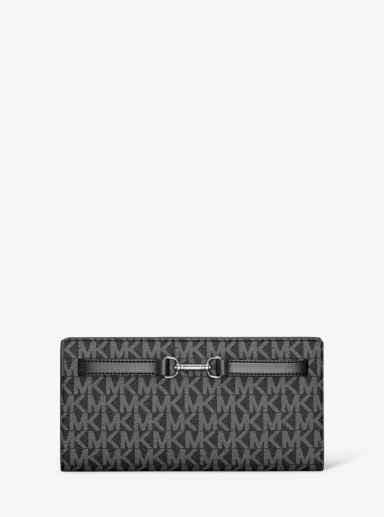 Carson Large Signature Logo Wallet BLACK