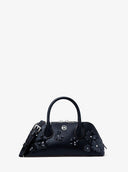 Michael Kors Petra Small Signature Logo Floral Embellished Crossbody Bag 'Navy'