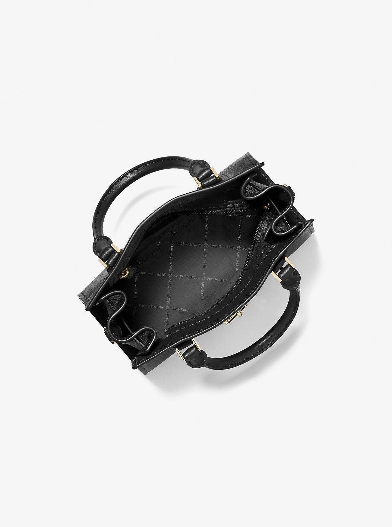 Hamilton Small Leather Satchel BLACK