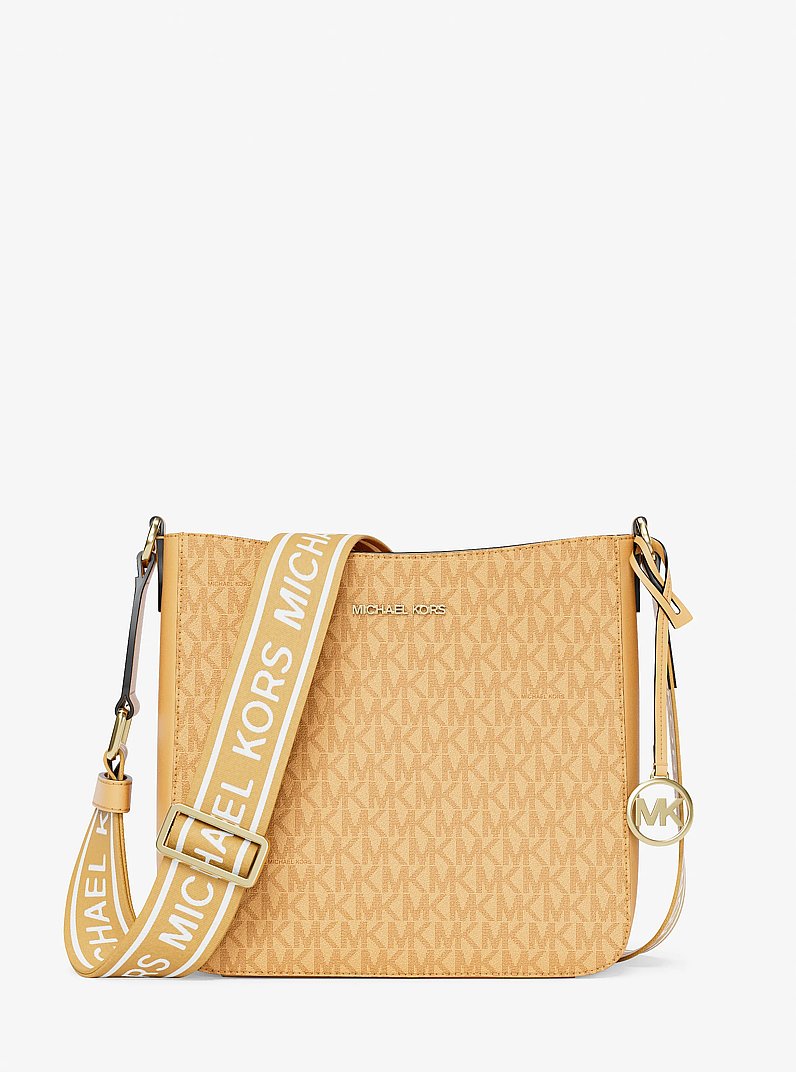 Michael Kors Jet Set Small Signature Logo Crossbody Bag 'Honeywheat'