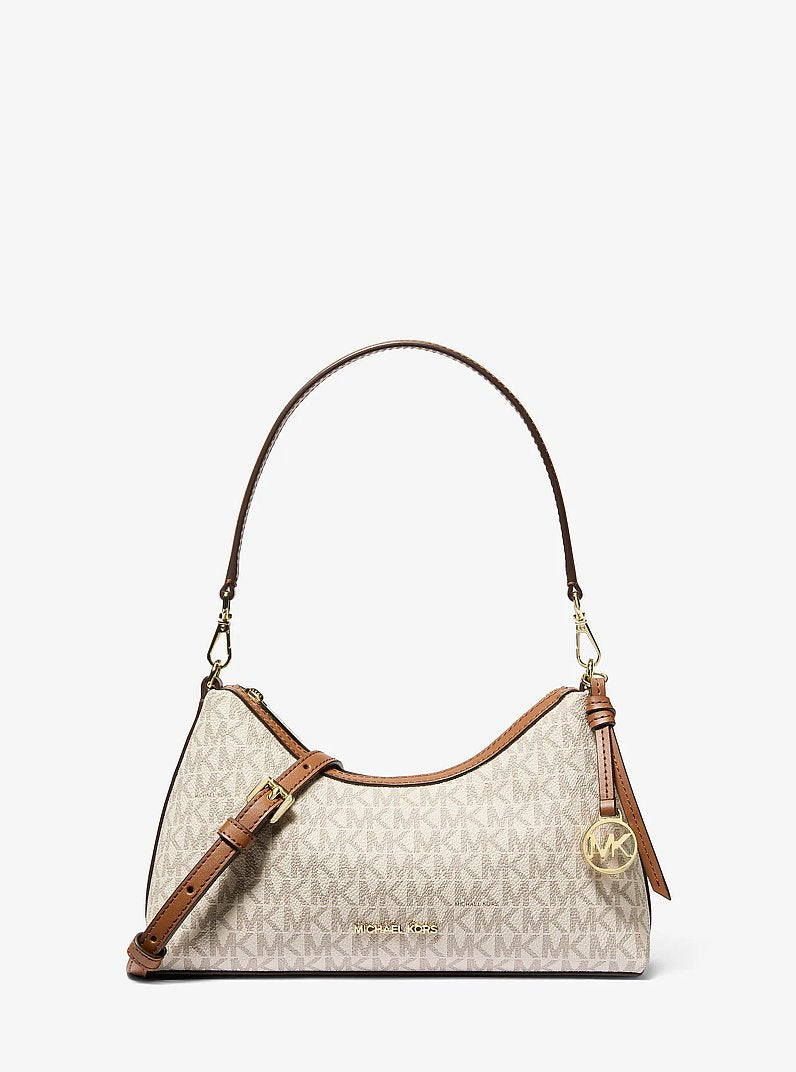 Michael Kors Sammy Small Signature Logo Convertible Crossbody Bag 'Vanilla'