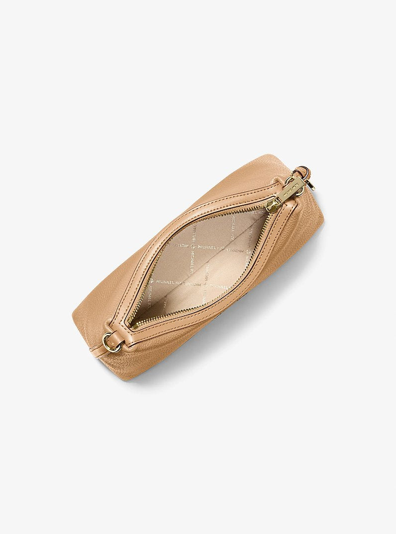 Michael Kors Sammy Small Pebbled Leather Convertible Crossbody Bag 'Camel'