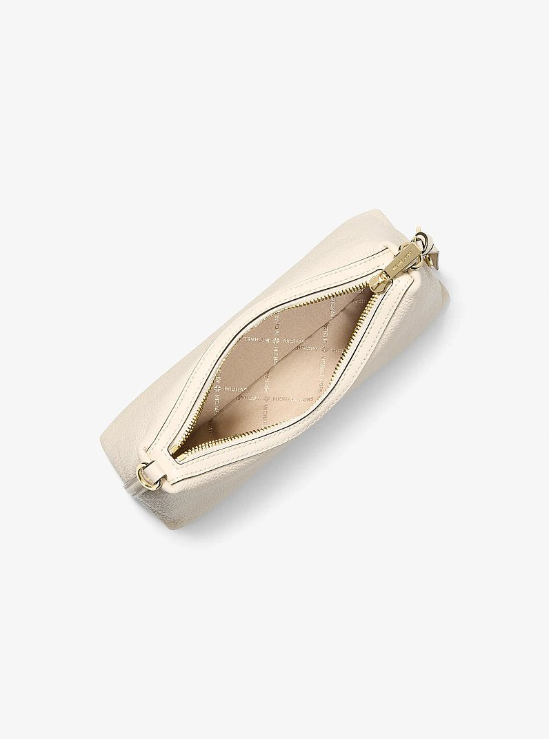 Michael Kors Sammy Small Pebbled Leather Convertible Crossbody Bag 'LT Cream'