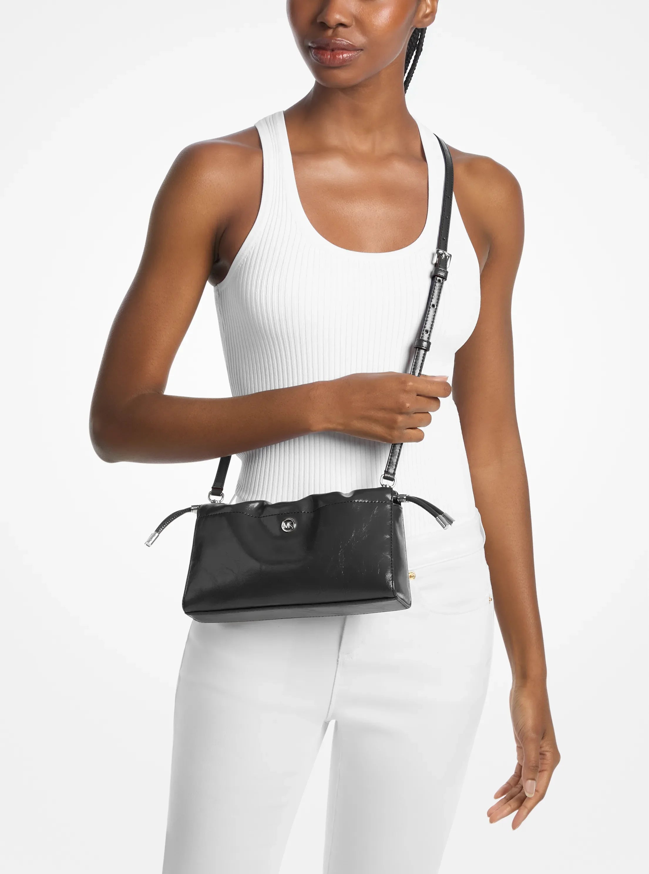 Michael Kors Matilda Small Cinched Crossbody Bag 'Black'
