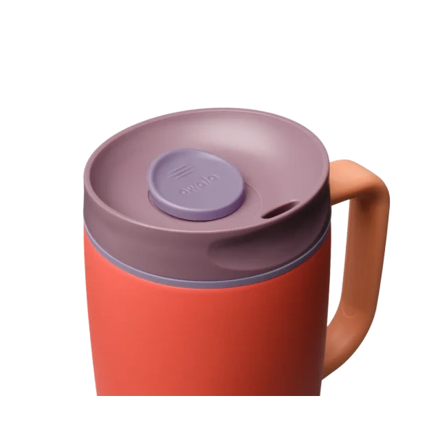 Owala Smoothsip-Slider-With-Handle 12oz "Terracotta Sunset"