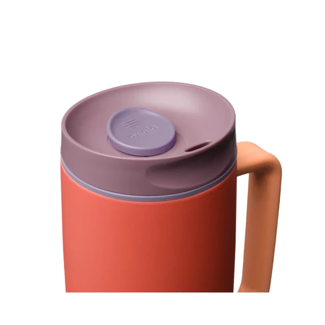 Owala Smoothsip-Slider-With-Handle 24oz "Terracotta Sunset"