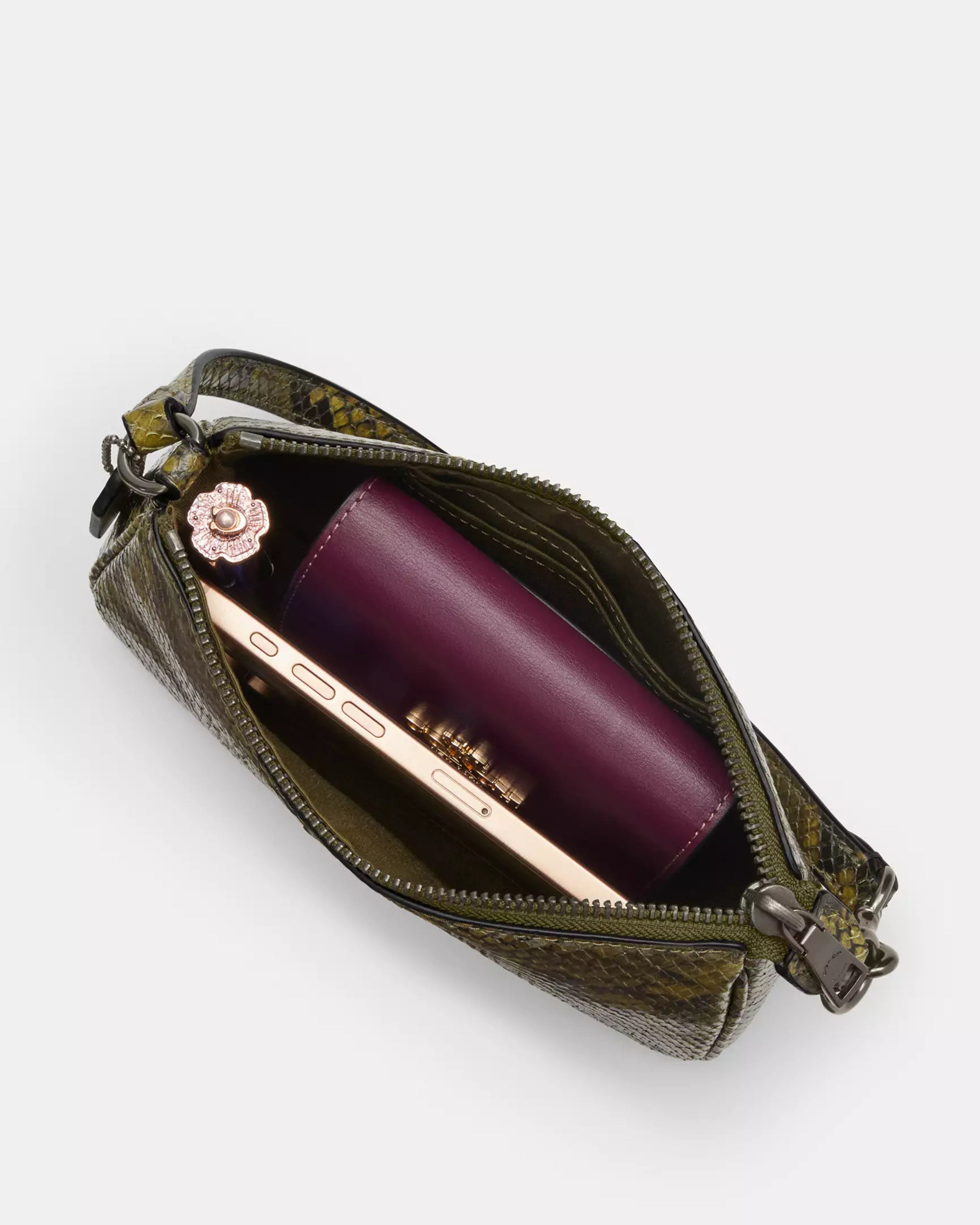 Coach Nolita 19 With Snake Print 'Smooth Leather/Gunmetal/Olive Multi'