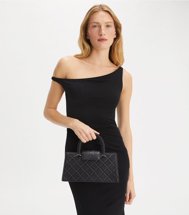Tory Burch Fleming East-West Tote Black