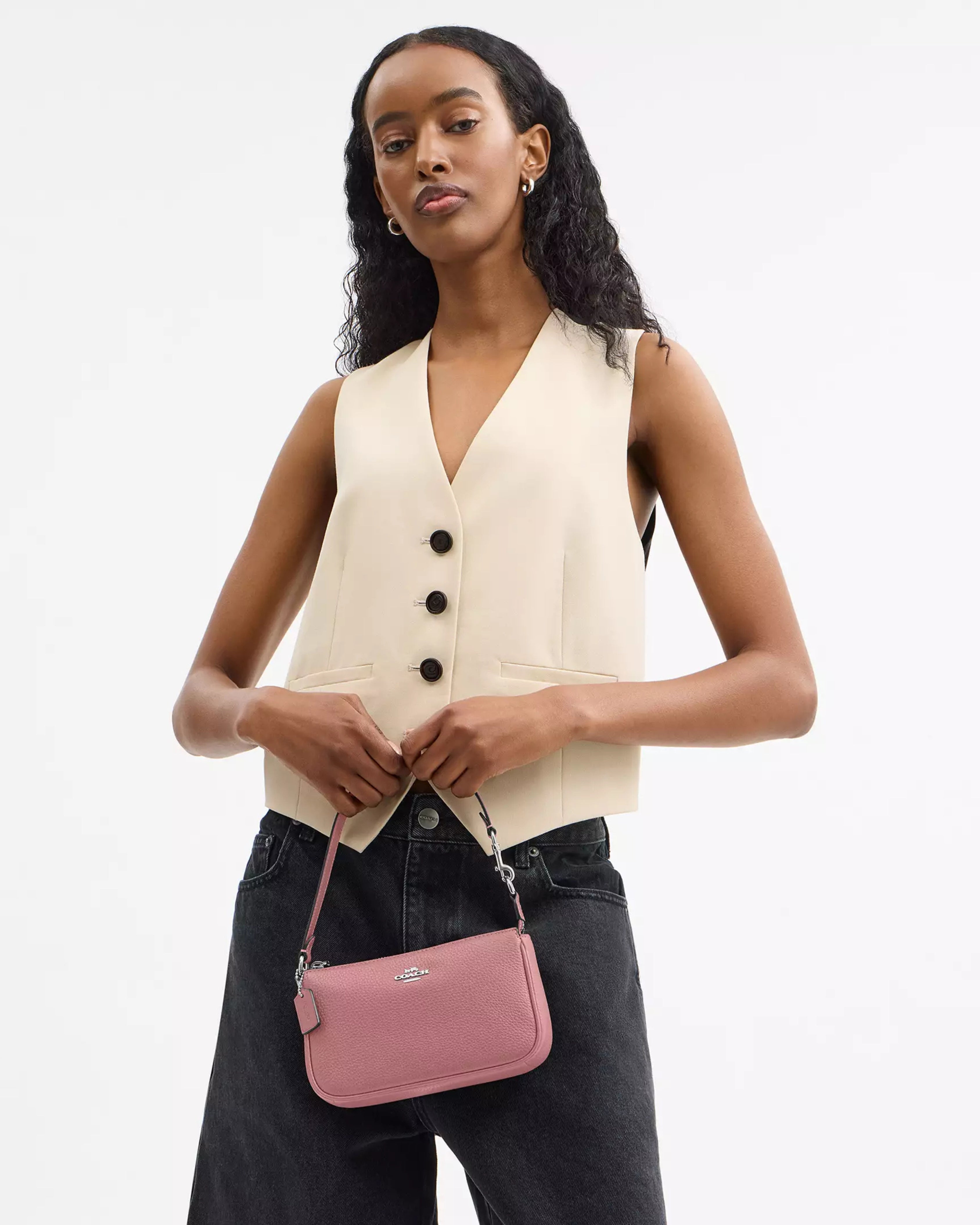 Coach Nolita 19 'Pebbled Leather/Silver'