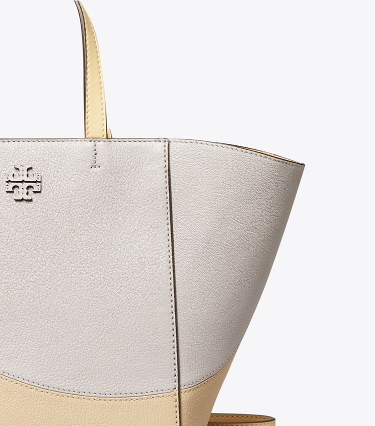 Tory Burch McGraw Colorblock Carryall Bay Gray Multi
