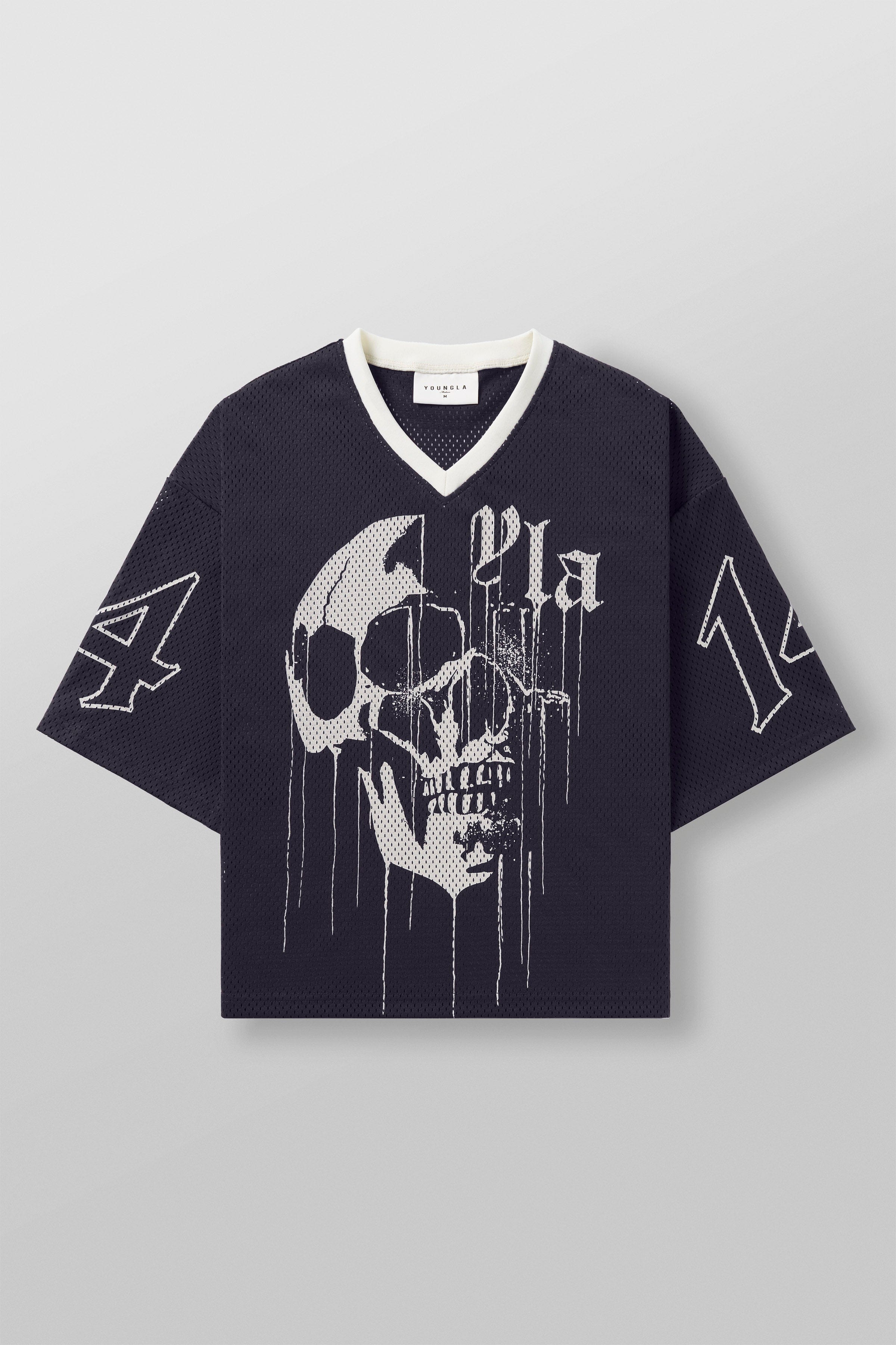 YoungLA 4015 - Drippy Skull Jersey 'Purple'