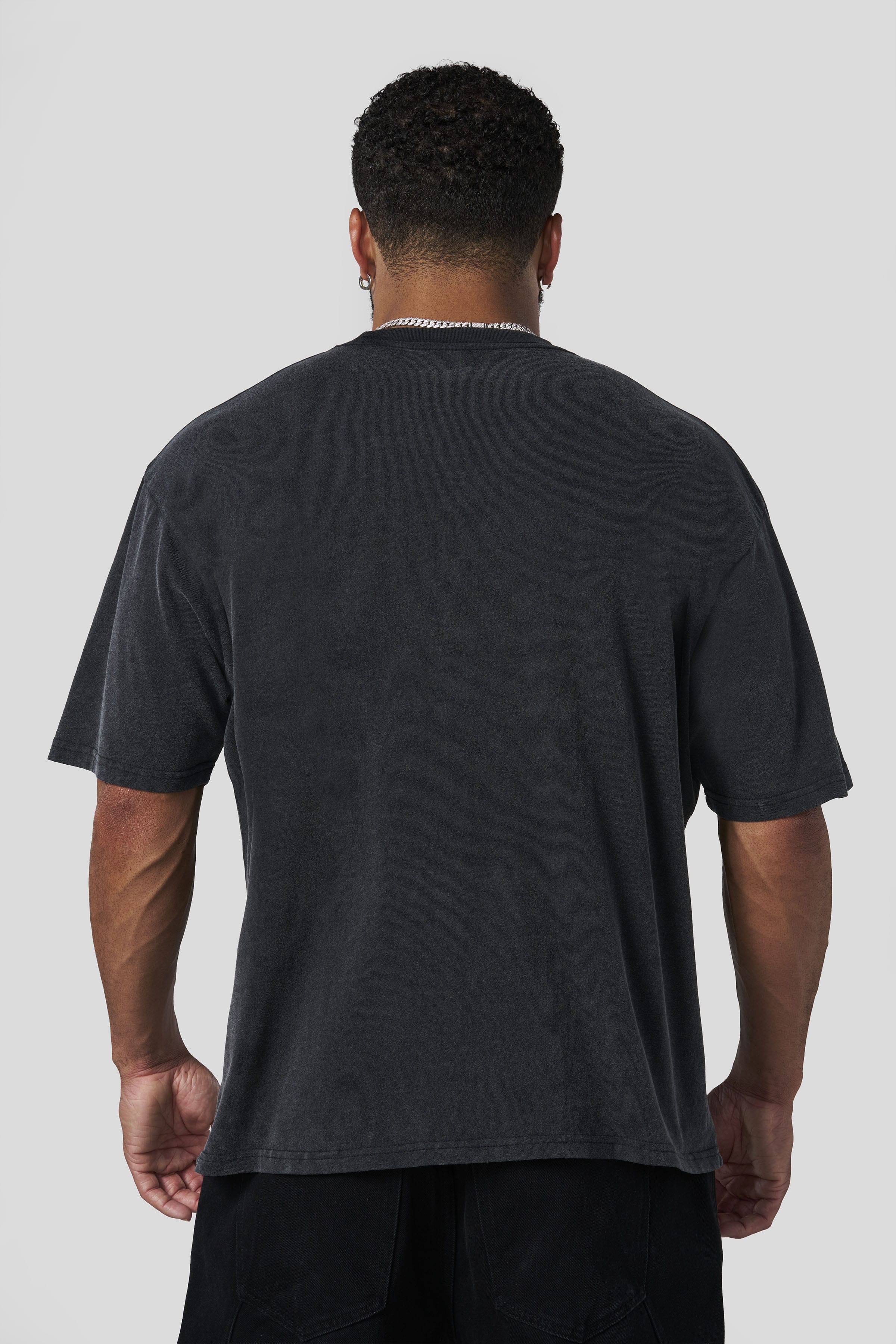 YoungLA 4034 - Japanese Cotton Tees 'Black Wash'
