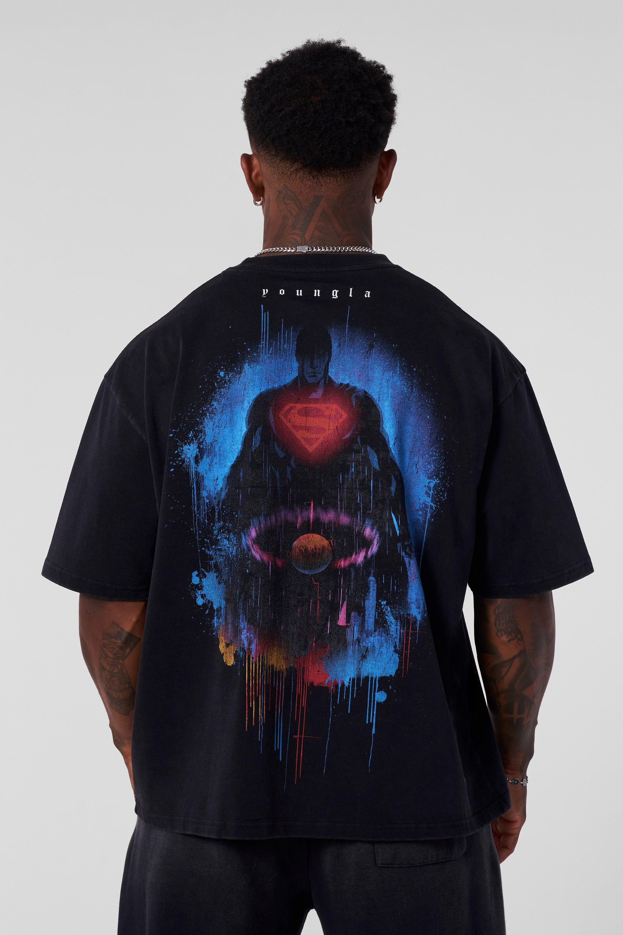 Young La 4044 - Superman Graphic Tees 'The Painting'