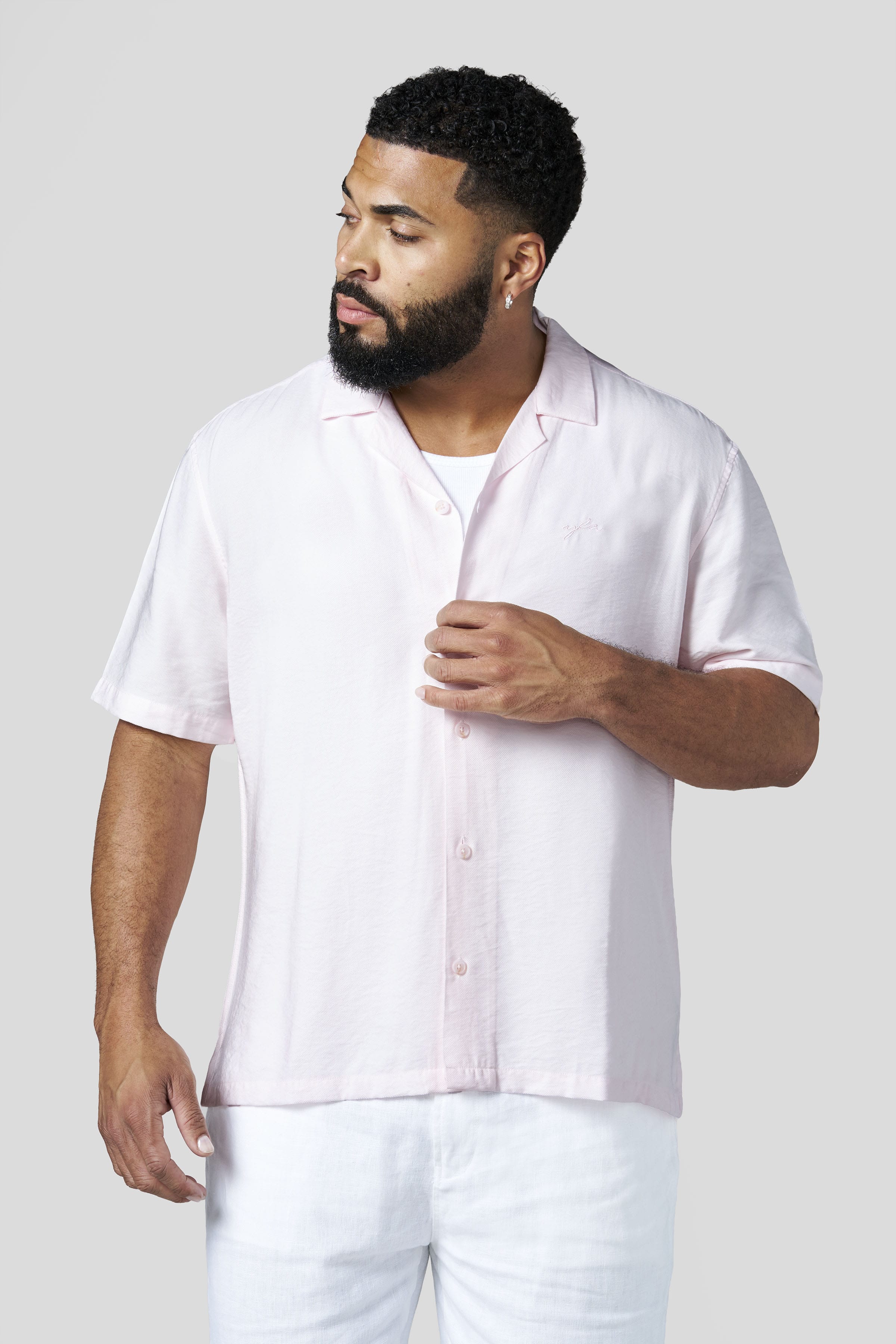YoungLA 4063 - Amalfi Button-Ups 'Pink'