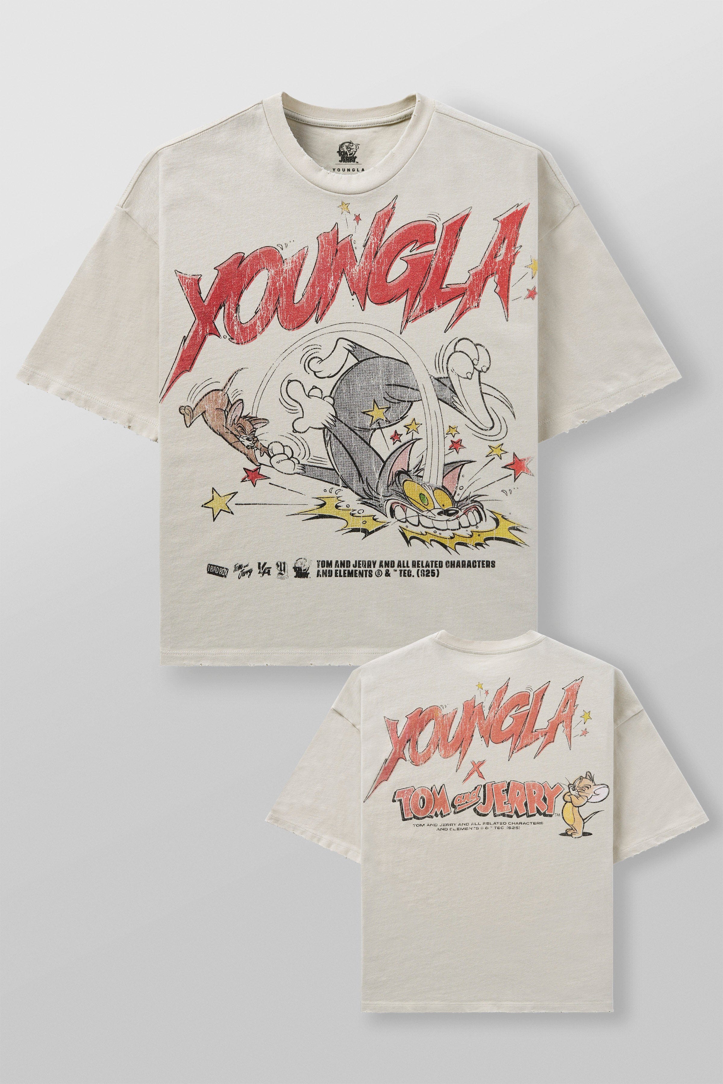 Young La 4082 - Tom & Jerry Tees 'Fight Time'