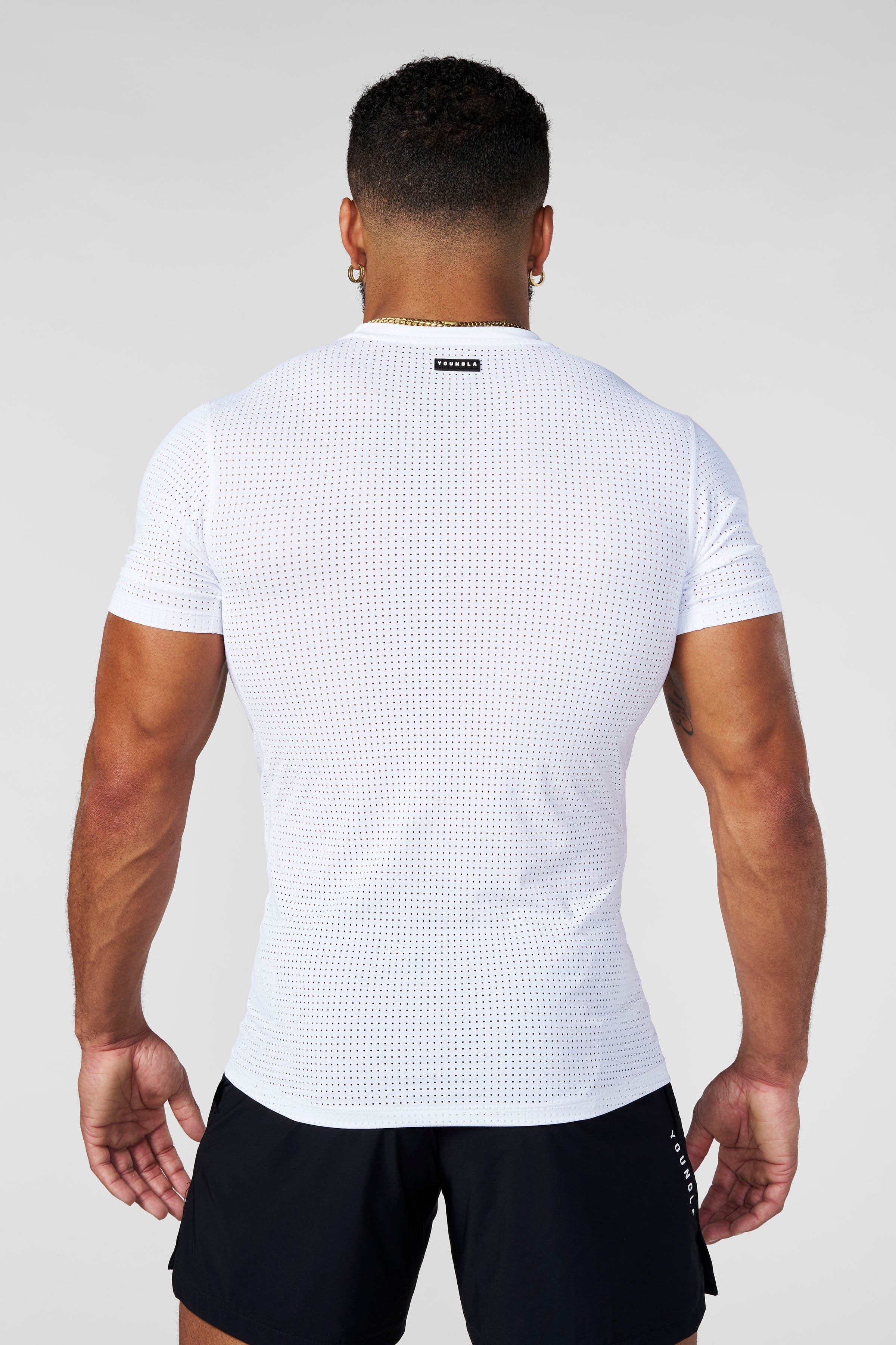YoungLA 4083 - AirFlex Compression Tees 'White'
