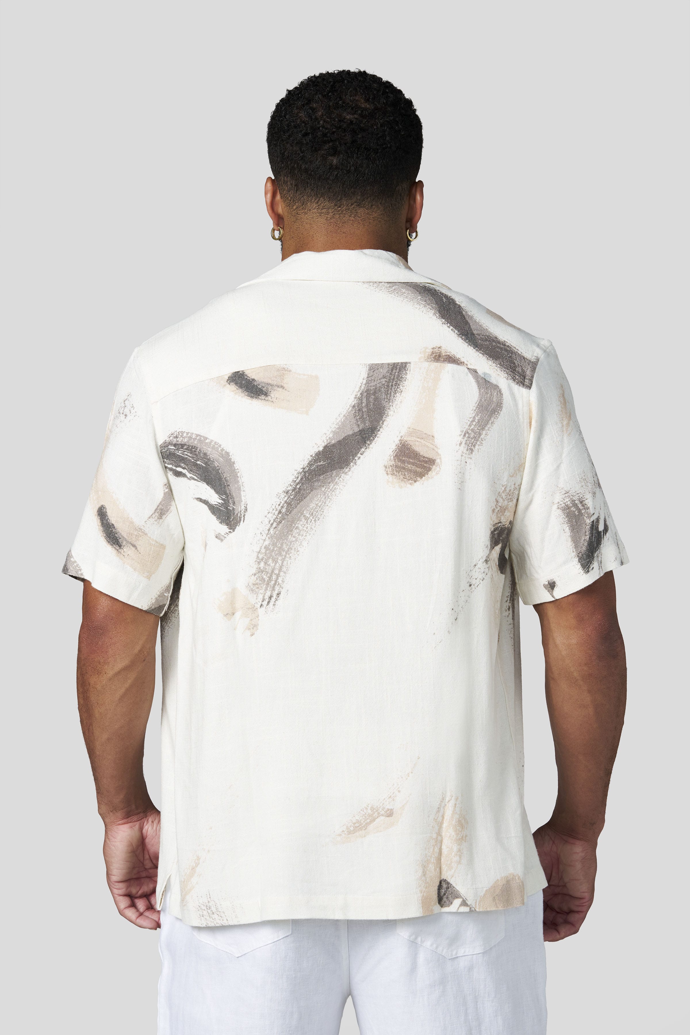 Young La 4087 - Riviera Art Button-Ups 'Abstract'