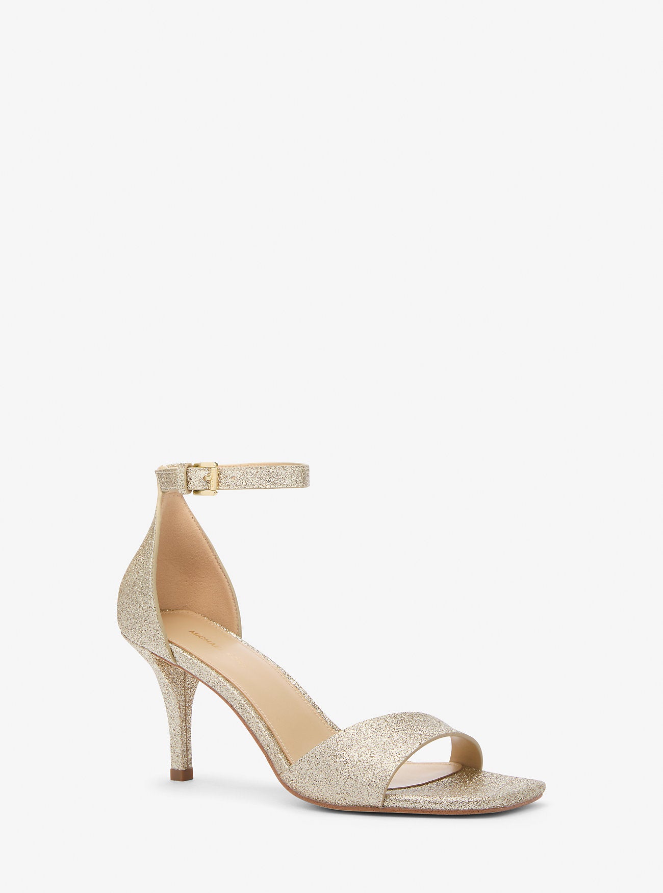 Jaida Metallic Leather Sandal PALE GOLD