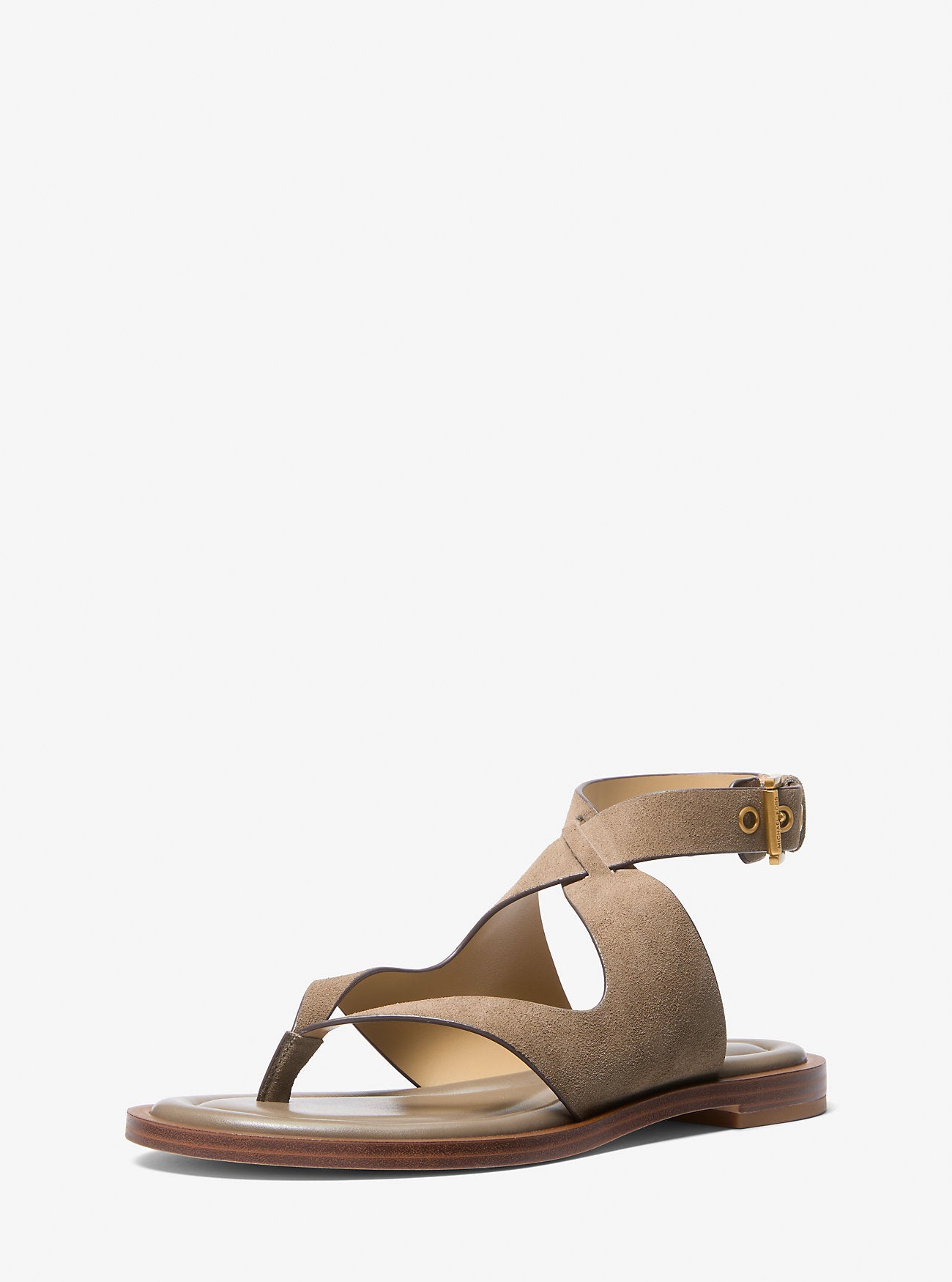 Irene Suede Wrap Sandal BIRCH