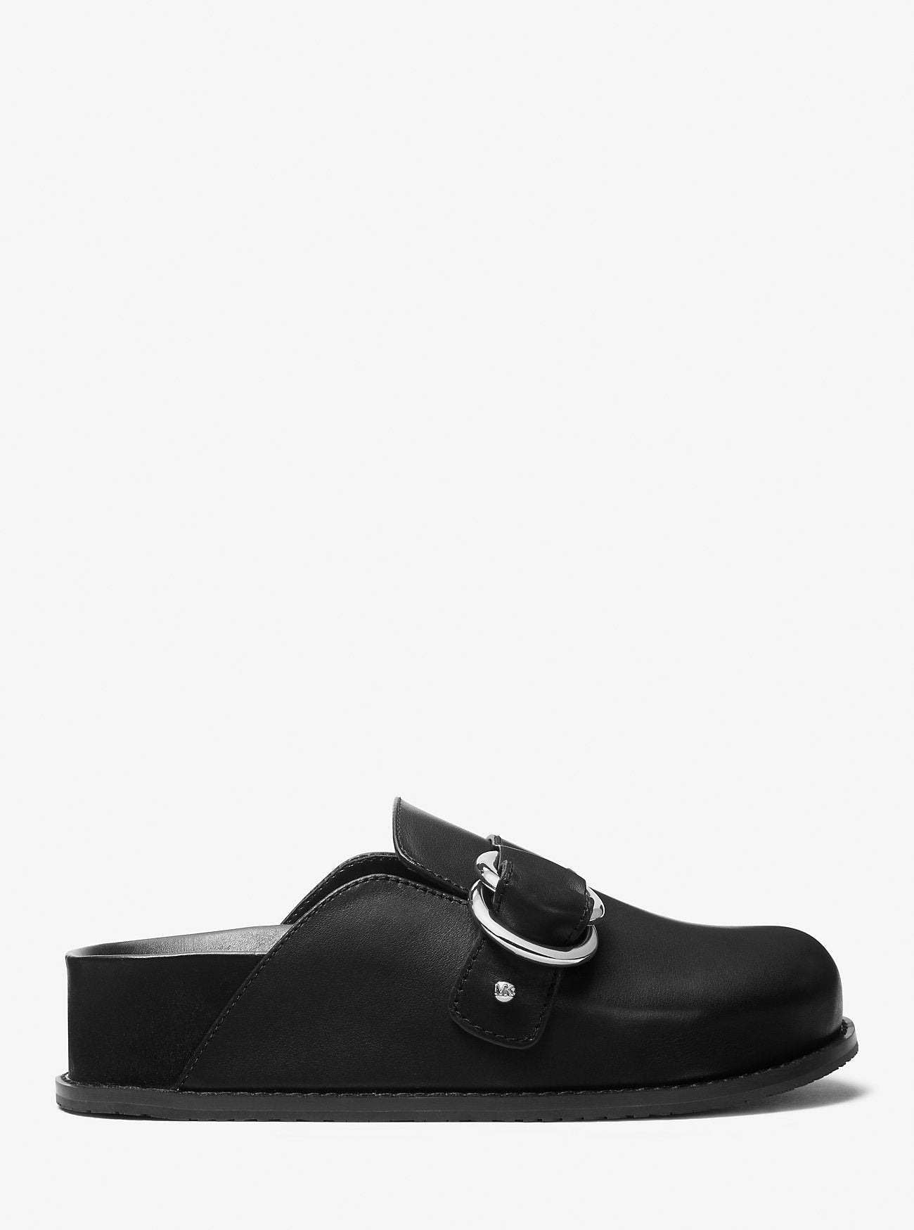 Jaden Leather Clog BLACK