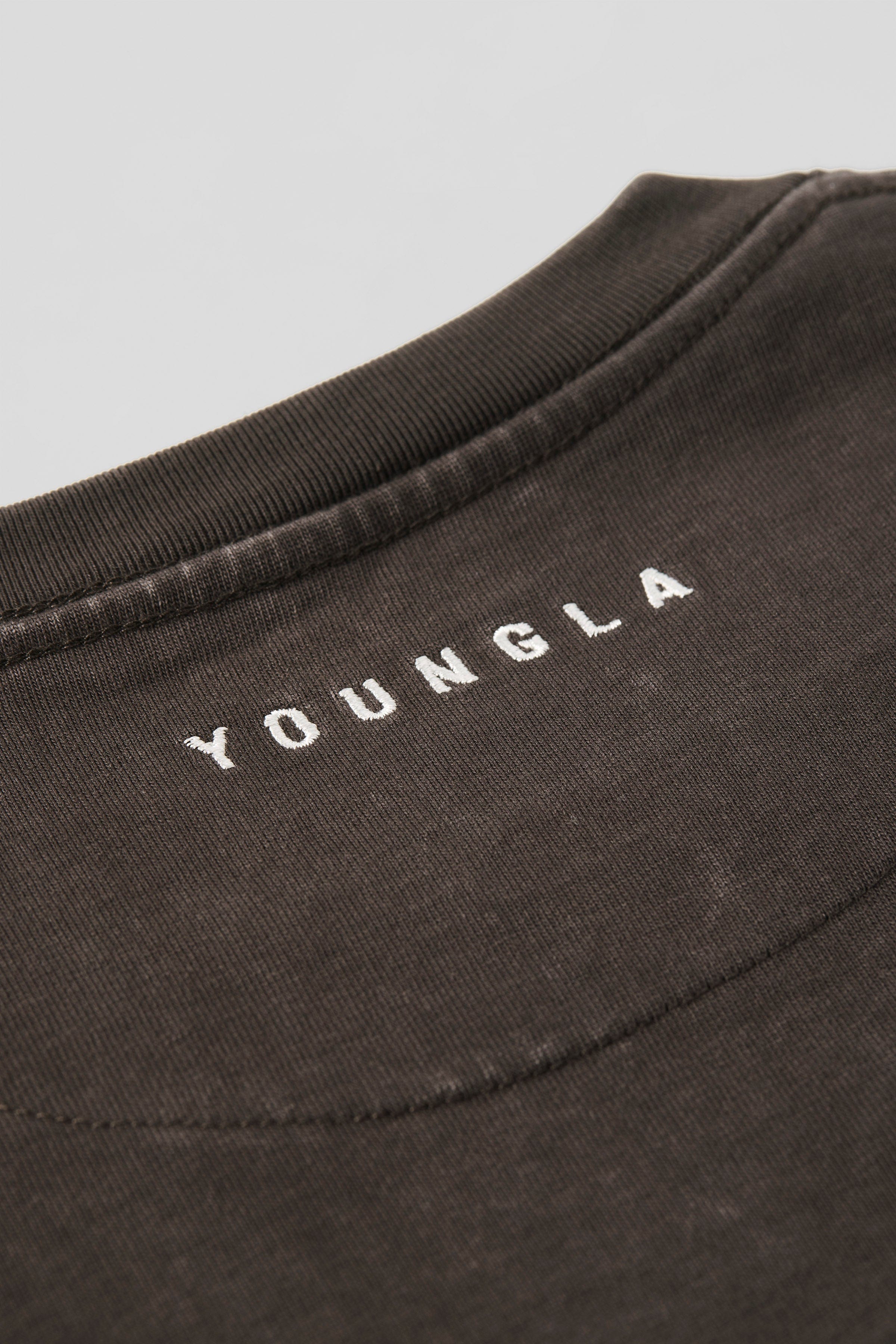 YoungLA 4149 - Gothic Tees 'Brown Wash'