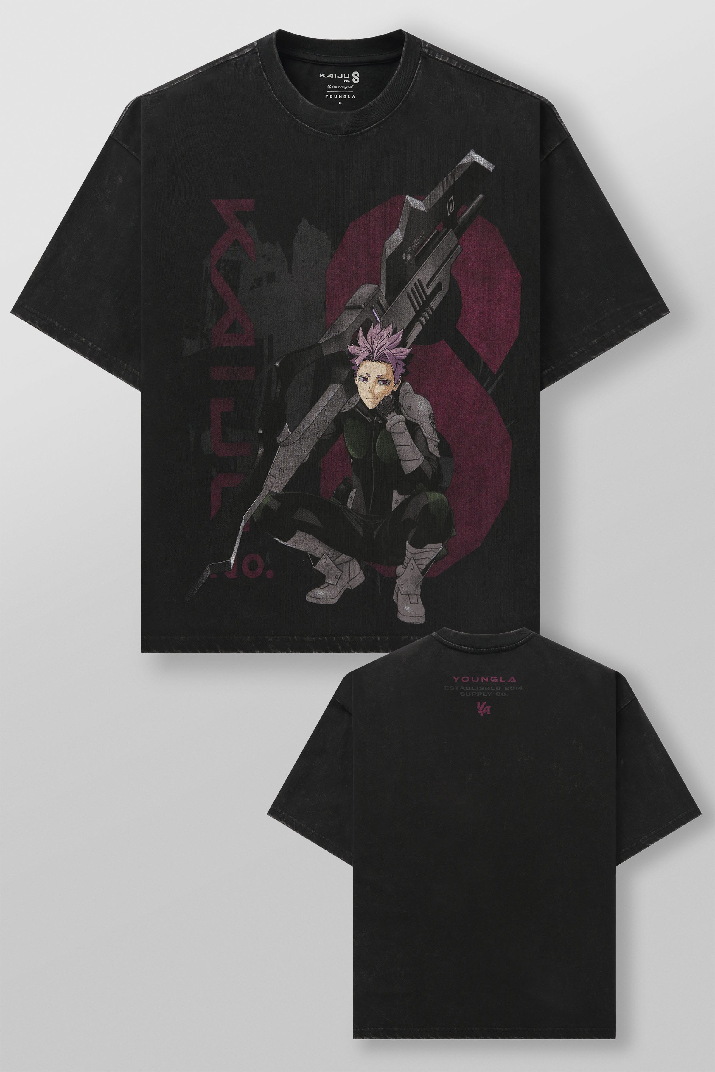 YoungLA 4177 - Kaiju No. 8 Graphic Tees 'Captain Gen'