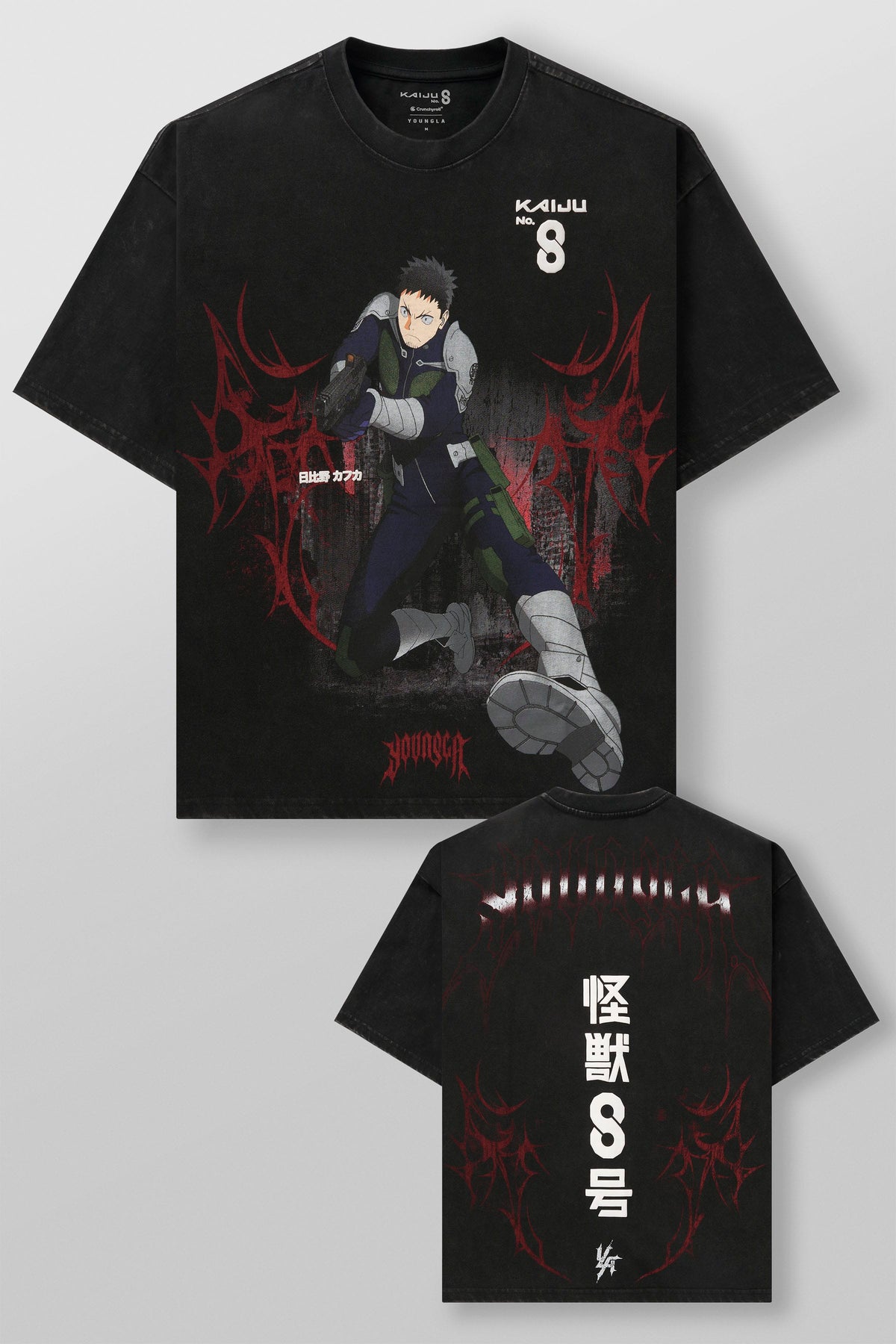 YoungLA 4177 - Kaiju No. 8 Graphic Tees 'Monster Hunter'