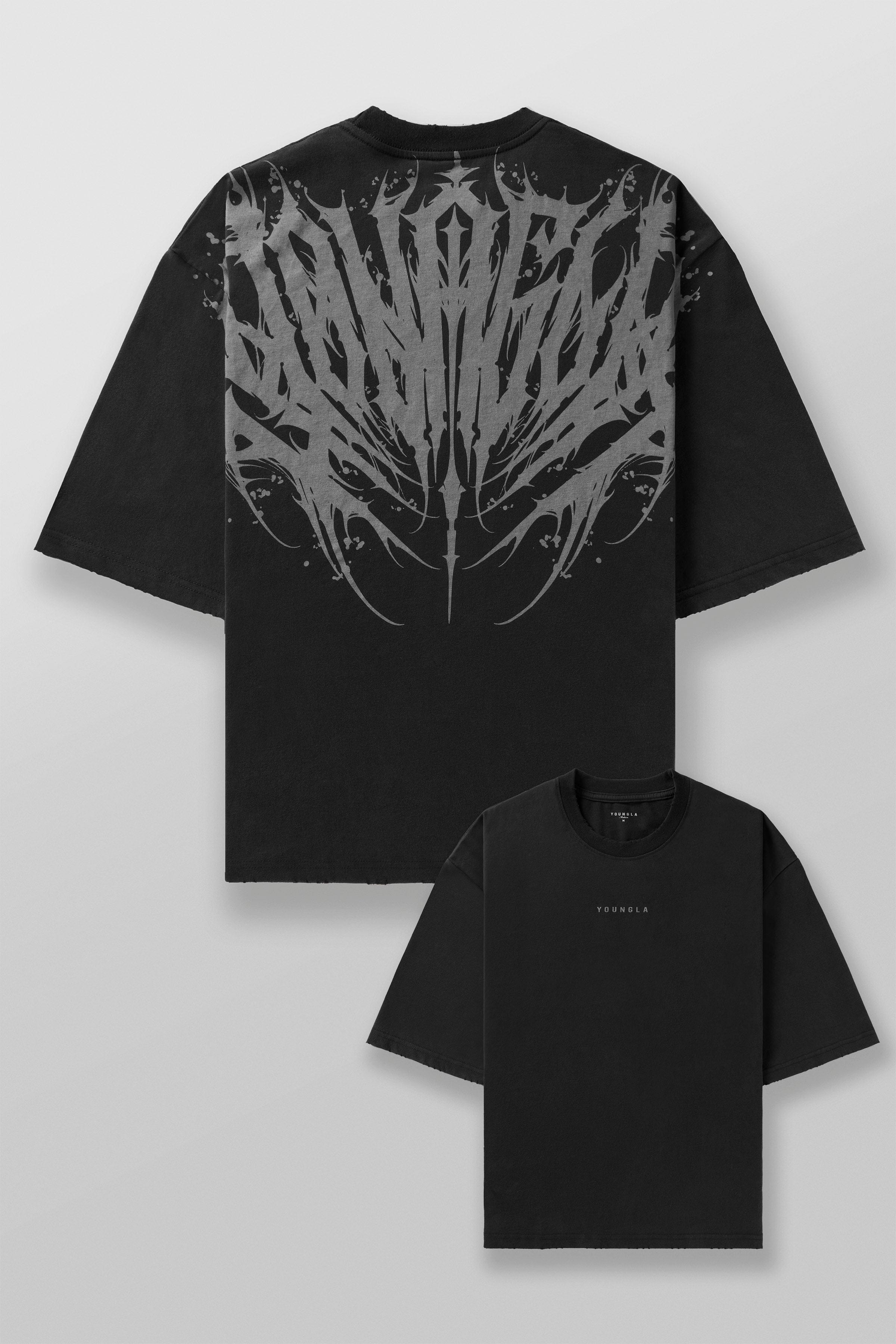 Young La 4185 - Chaos Tees 'Black Wash'