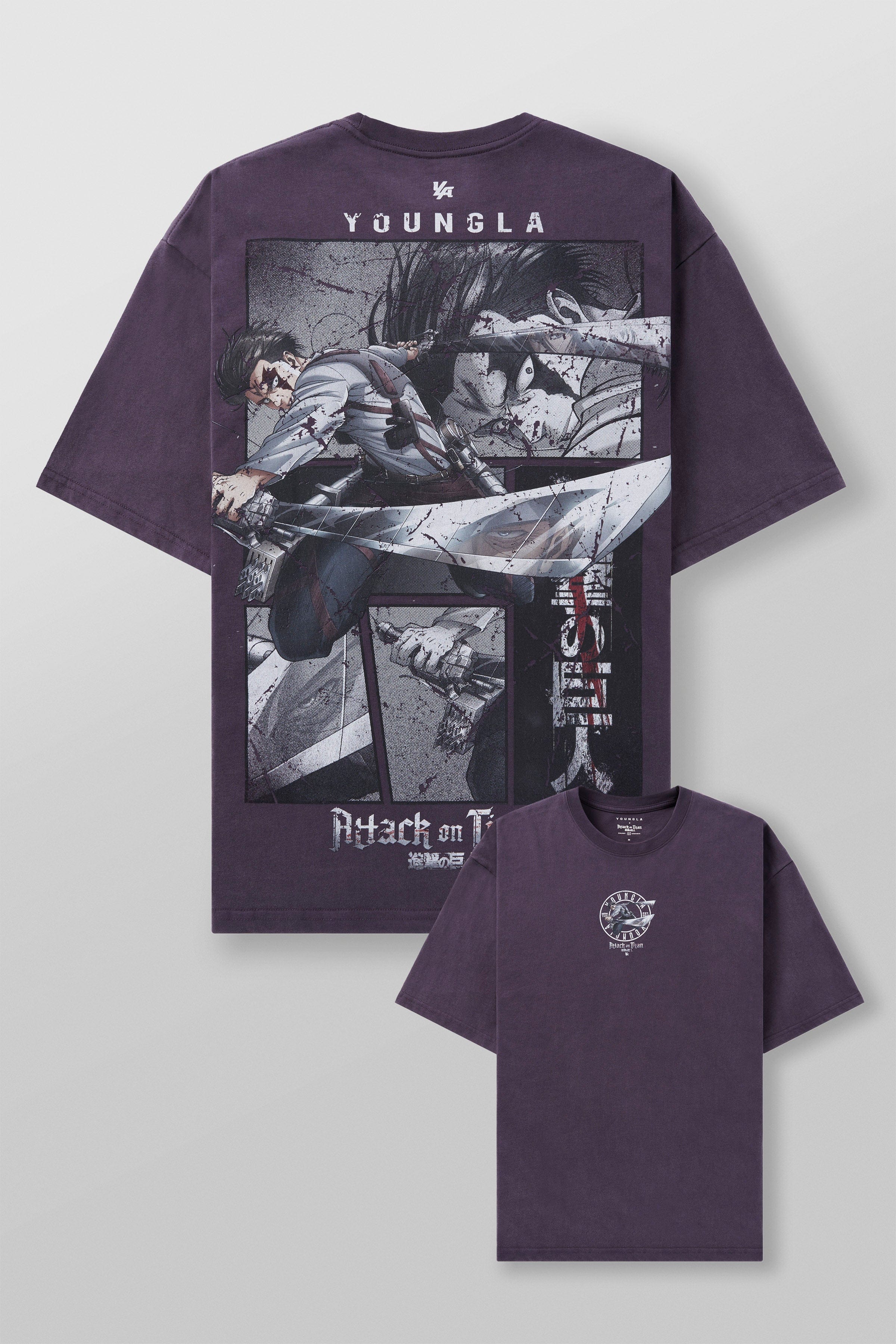 YoungLA 4191 - AOT© x YLA Classic Tees 'Hero Levi'