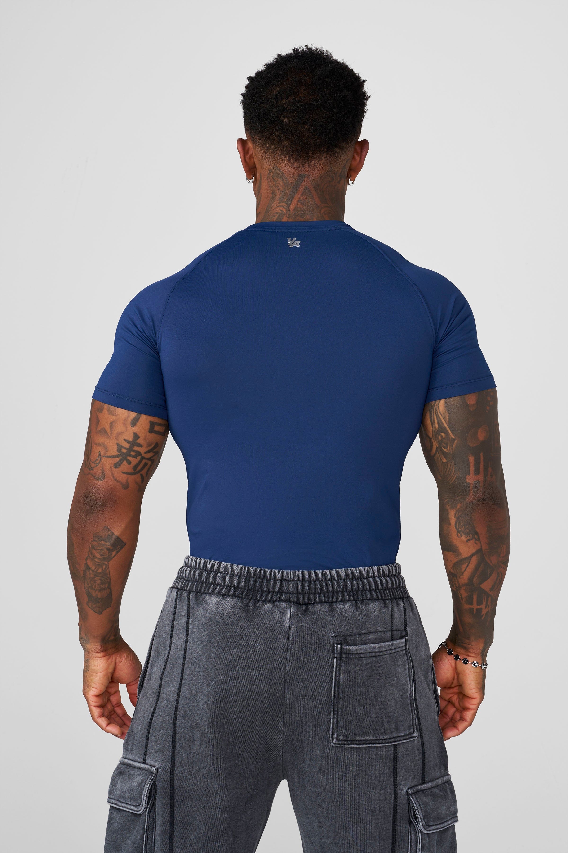 YoungLA 4193 - Classic Compression Tees 'Navy'