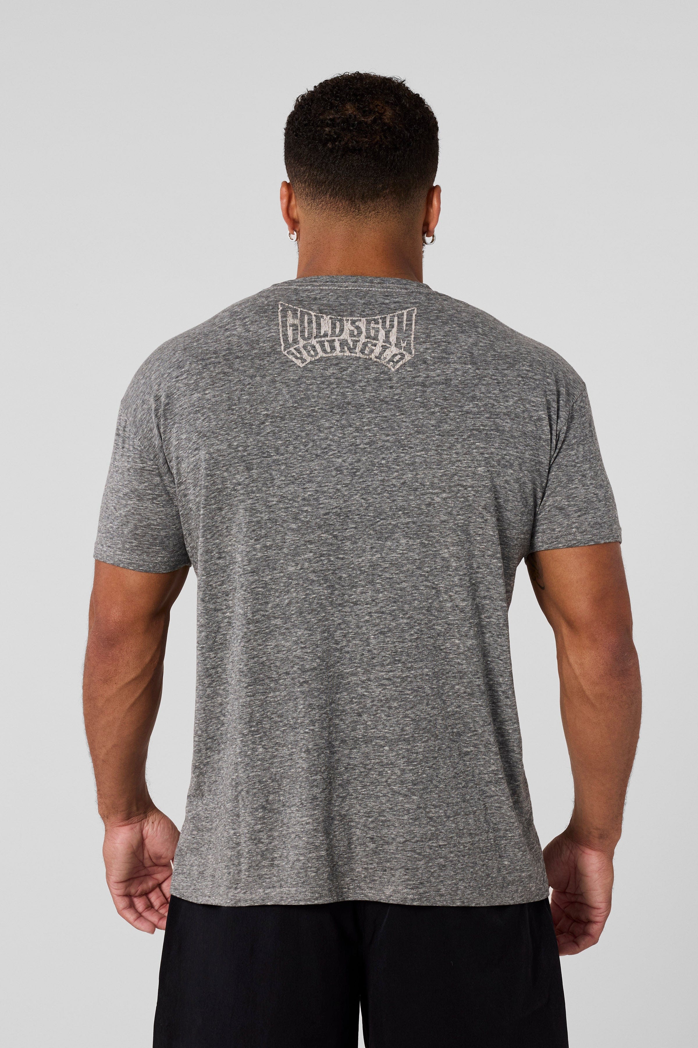 YoungLA 4206 - Gold's Gym Heather Tees 'Dark Grey Heather'