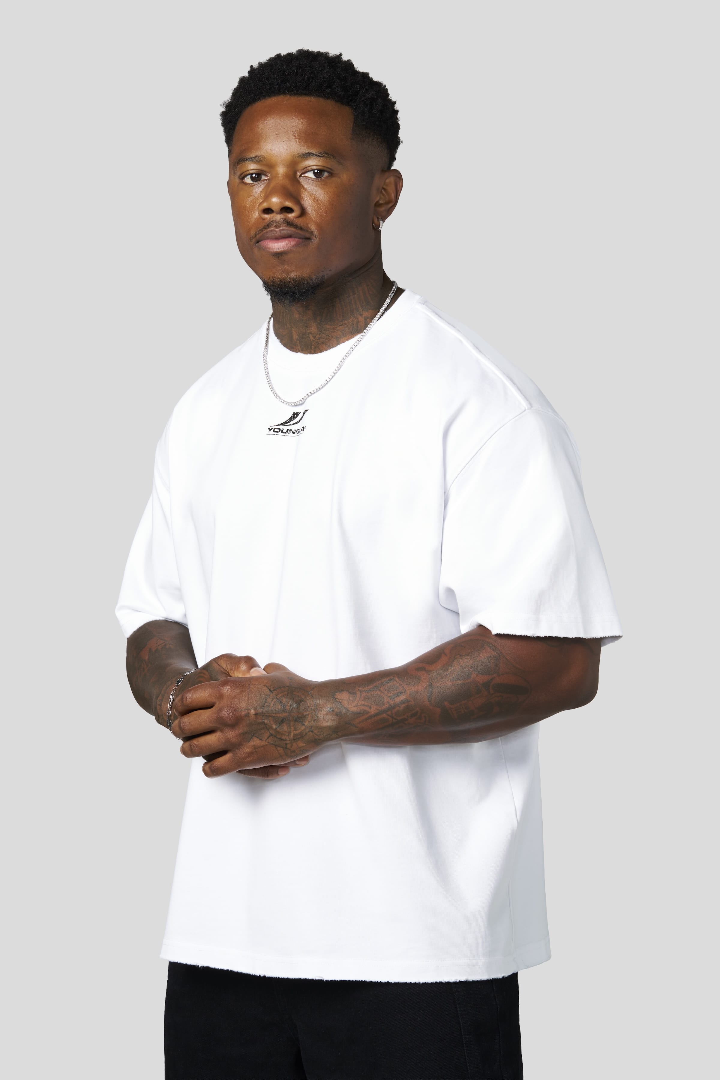 YoungLA 4212 - Heavyweight Tees 'White'